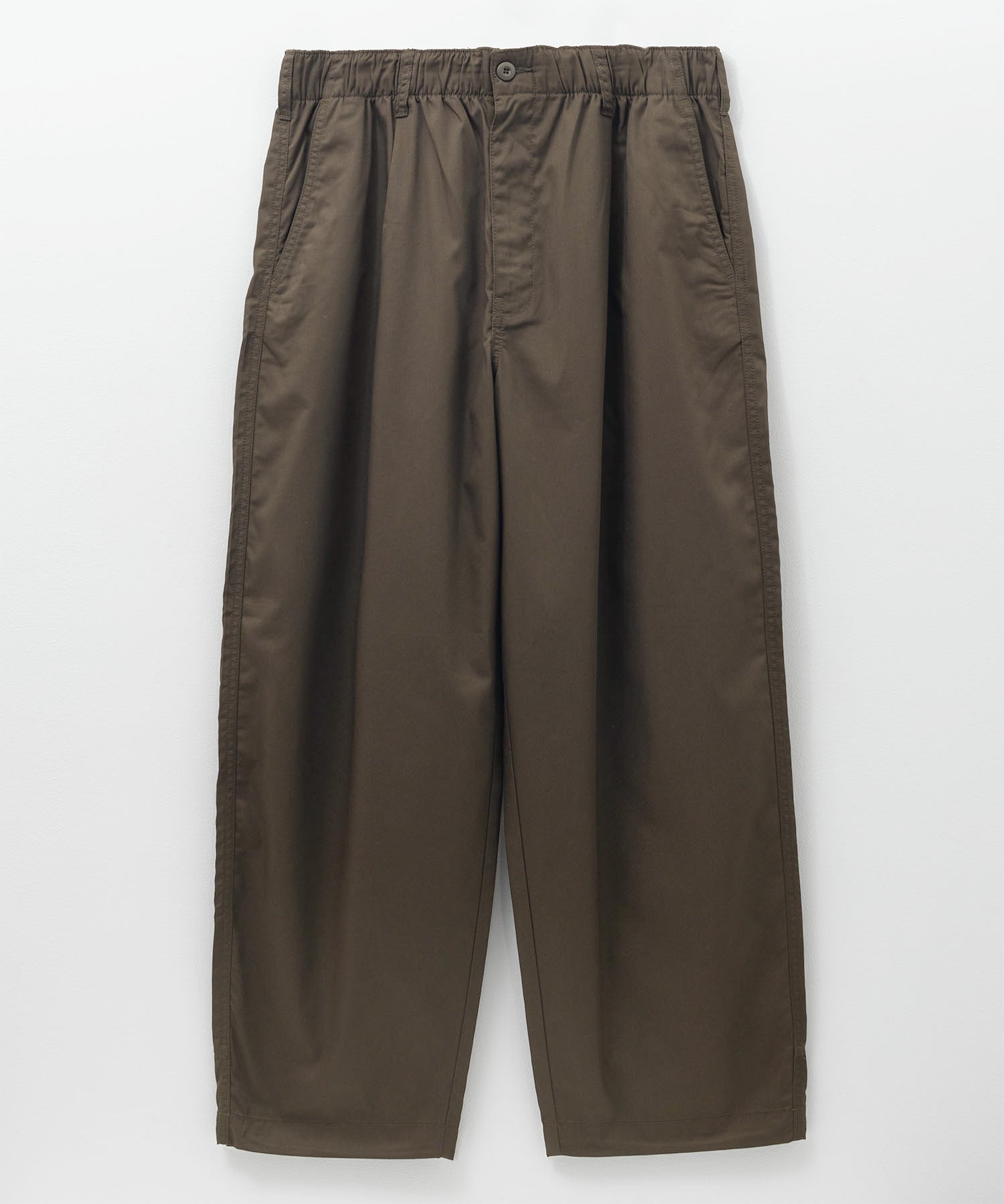 ディッキーズ Dickies ライトTCワイドパンツ (ブラウン) ブラウン