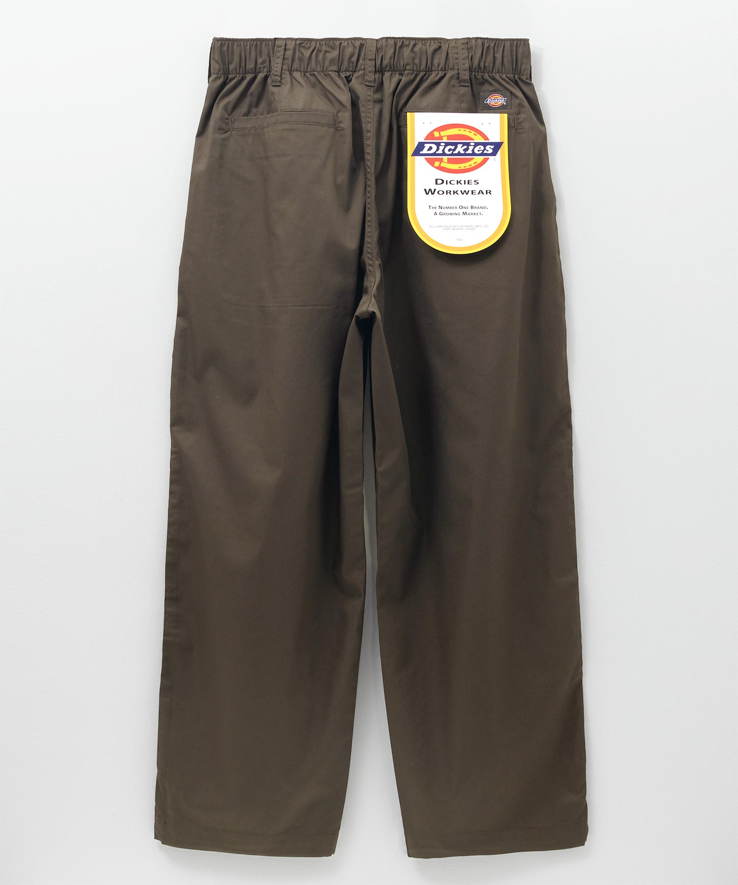 ディッキーズ Dickies ライトTCワイドパンツ (ブラウン) ブラウン