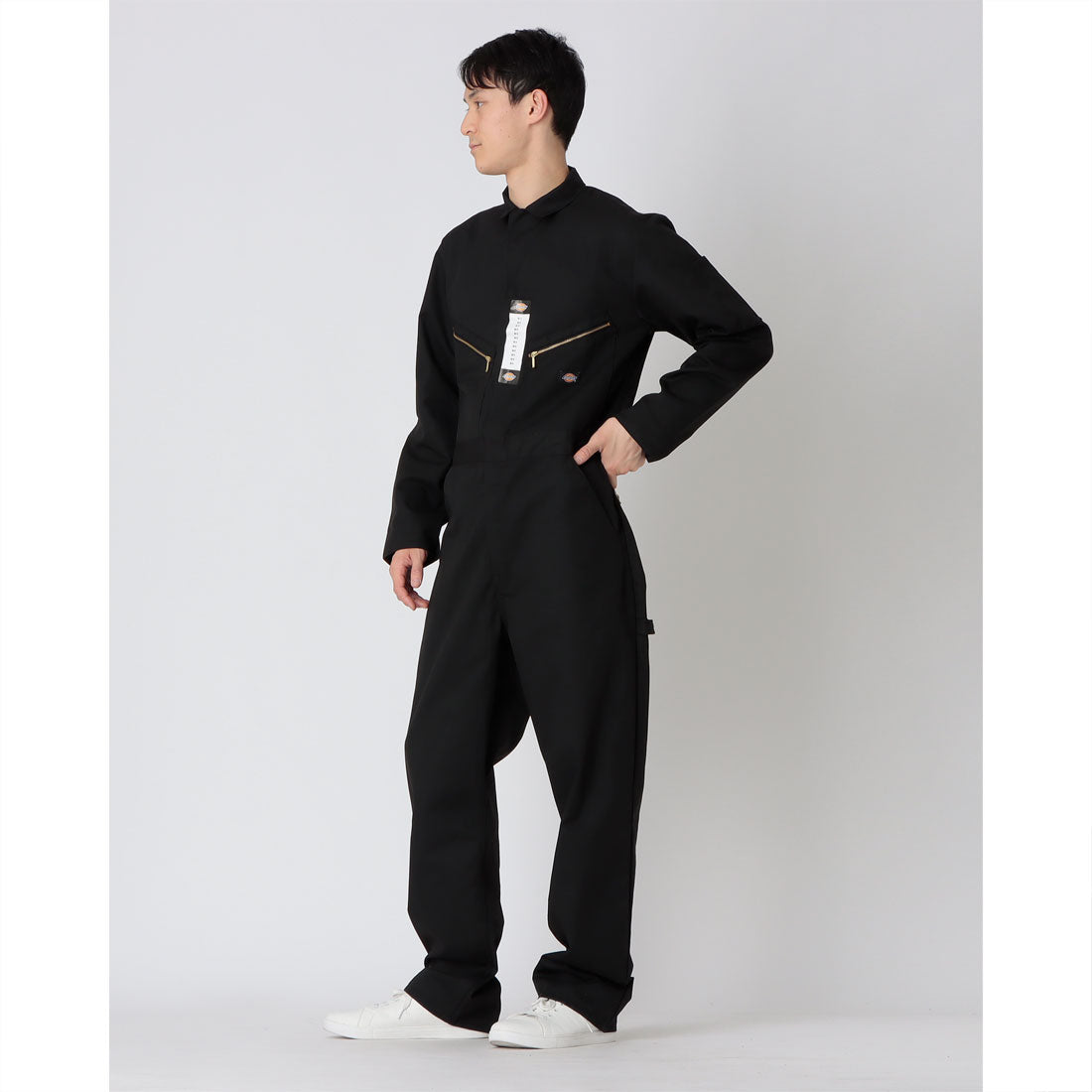ディッキーズ Dickies ロング スリーブ デラックス カバーオール つなぎ (オリーブグリーン) オリーブグリーン