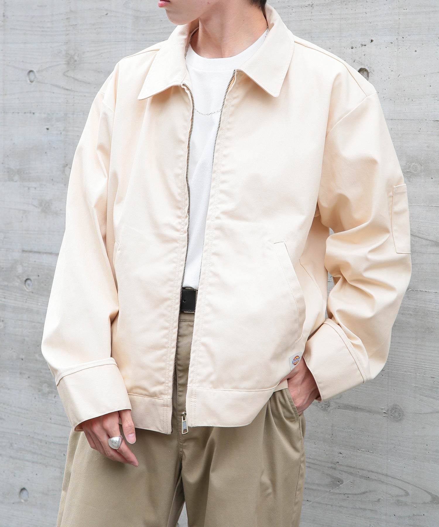 ディッキーズ Dickies 【Dickies / ディッキーズ】 T/C/PUツイルFZIPブルゾン アウター ブルゾン ジップ 長袖 ポケット ステンカラー 3178ー4130