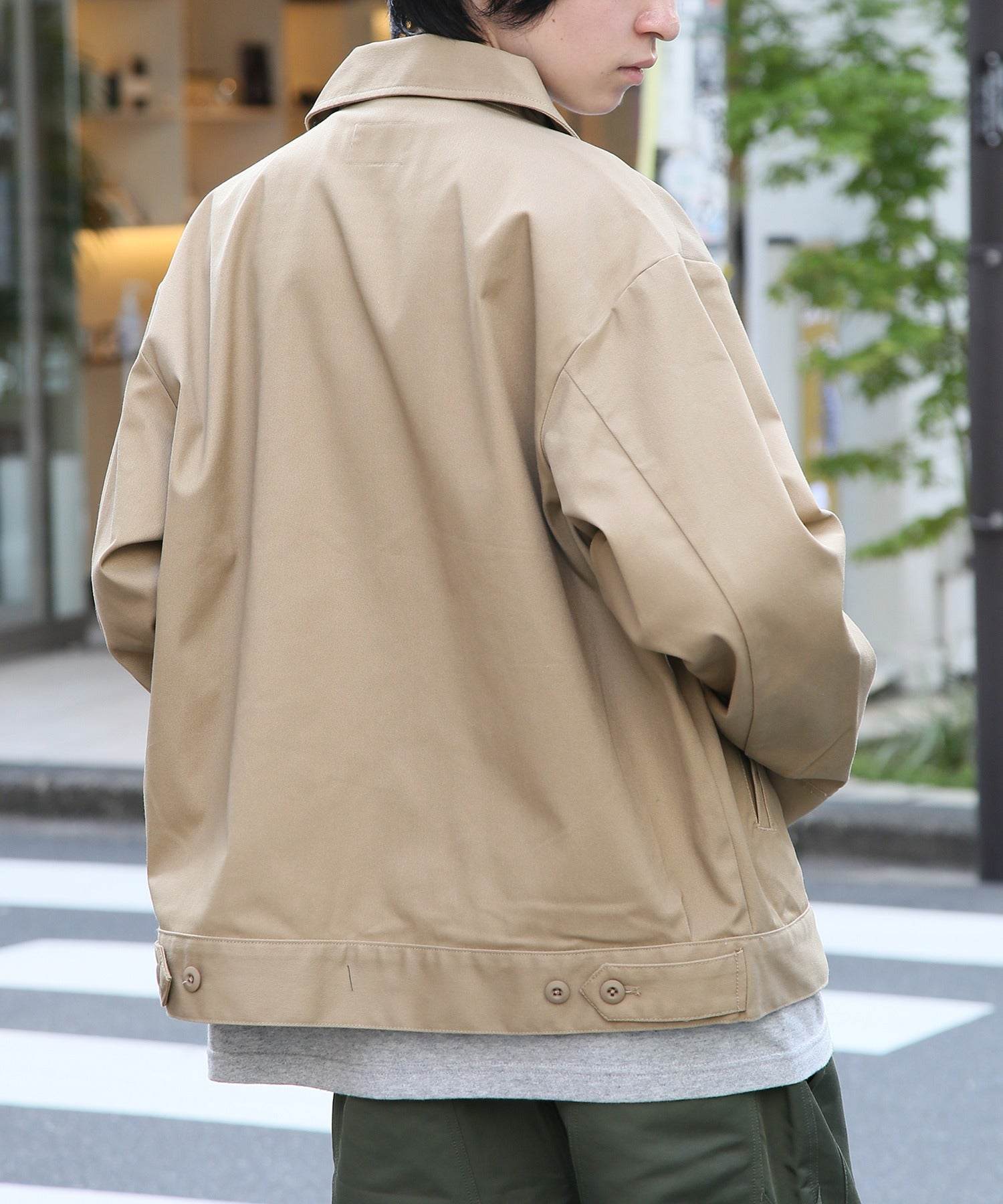 ディッキーズ Dickies 【Dickies / ディッキーズ】 T/C/PUツイルFZIPブルゾン アウター ブルゾン ジップ 長袖 ポケット ステンカラー 3178ー4130