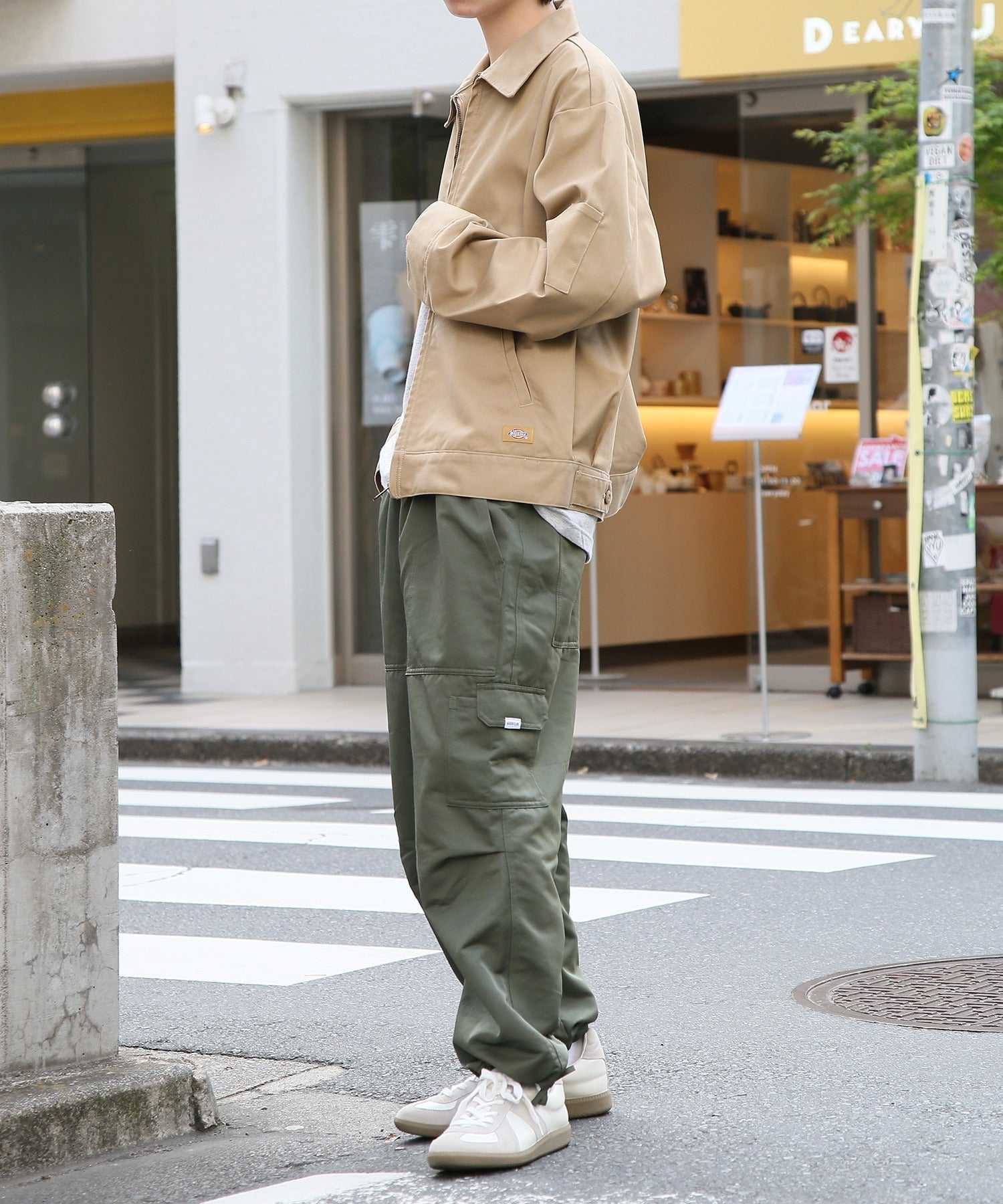 ディッキーズ Dickies 【Dickies / ディッキーズ】 T/C/PUツイルFZIPブルゾン アウター ブルゾン ジップ 長袖 ポケット ステンカラー 3178ー4130