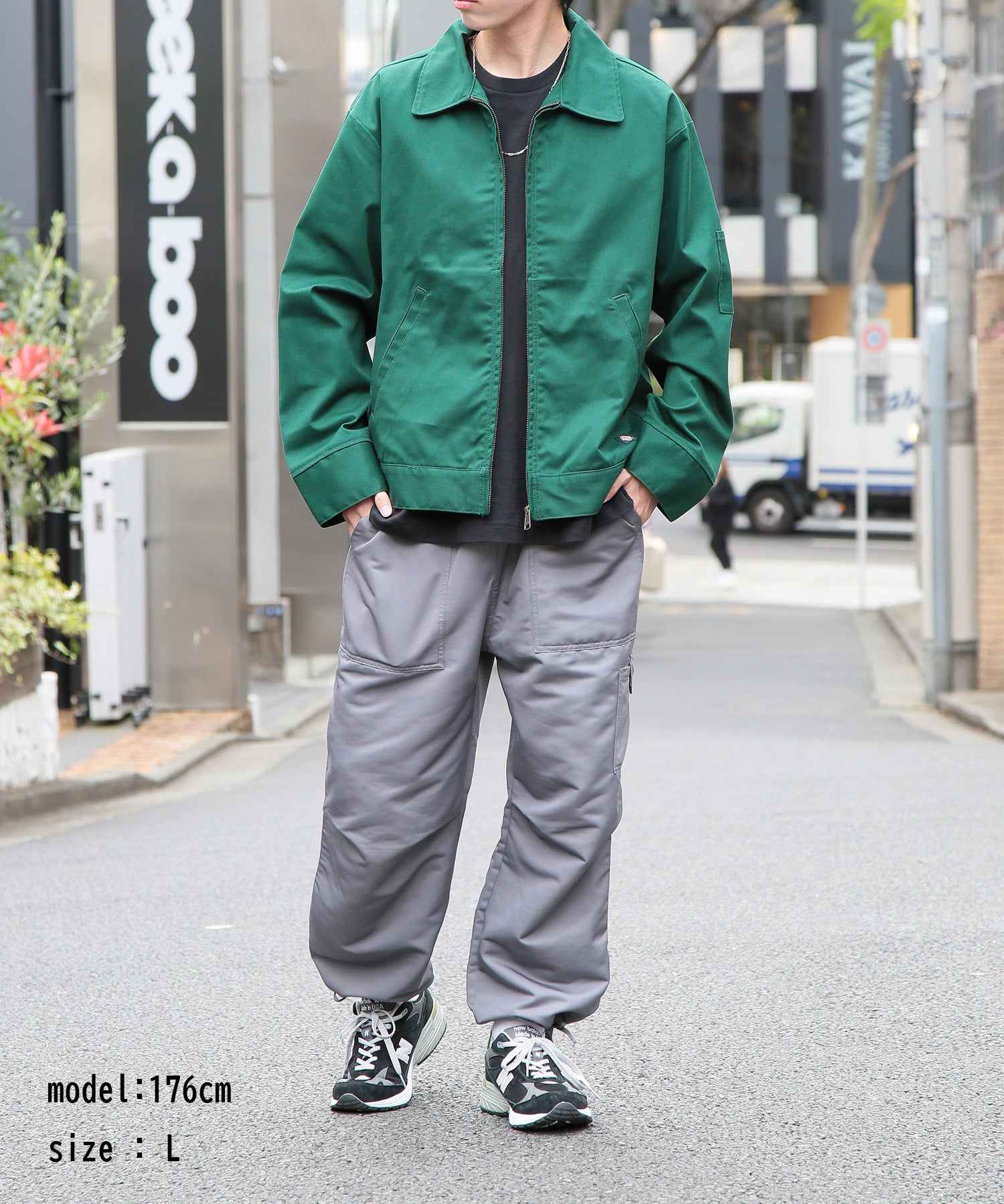 ディッキーズ Dickies 【Dickies / ディッキーズ】 T/C/PUツイルFZIPブルゾン アウター ブルゾン ジップ 長袖 ポケット ステンカラー 3178ー4130