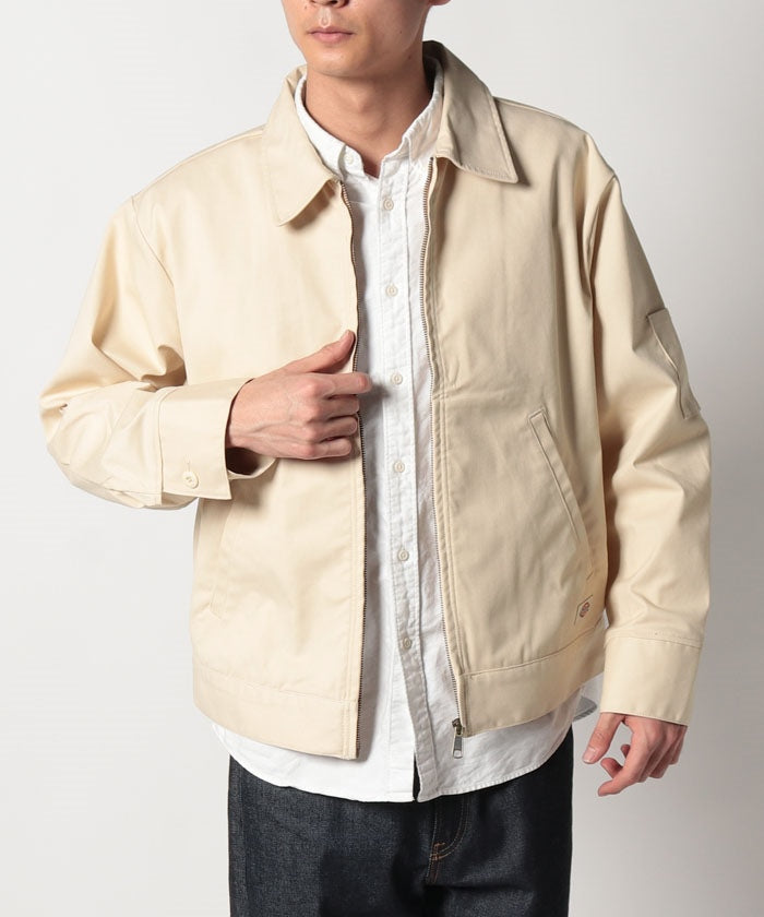 ディッキーズ Dickies 【Dickies / ディッキーズ】 T/C/PUツイルFZIPブルゾン アウター ブルゾン ジップ 長袖 ポケット ステンカラー 3178ー4130