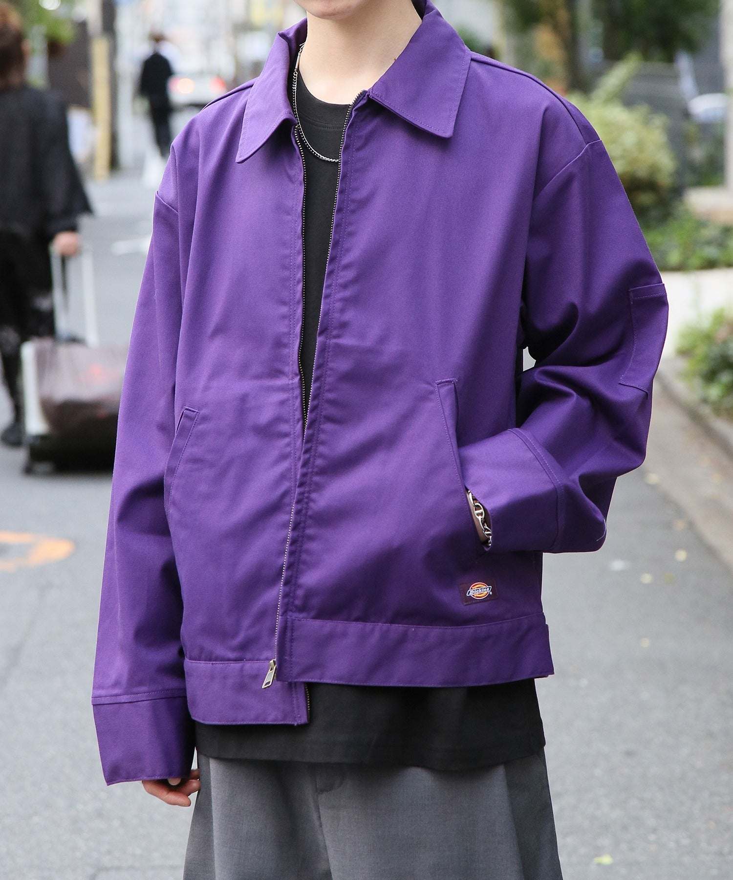 ディッキーズ Dickies 【Dickies / ディッキーズ】 T/C/PUツイルFZIPブルゾン アウター ブルゾン ジップ 長袖 ポケット ステンカラー 3178ー4130