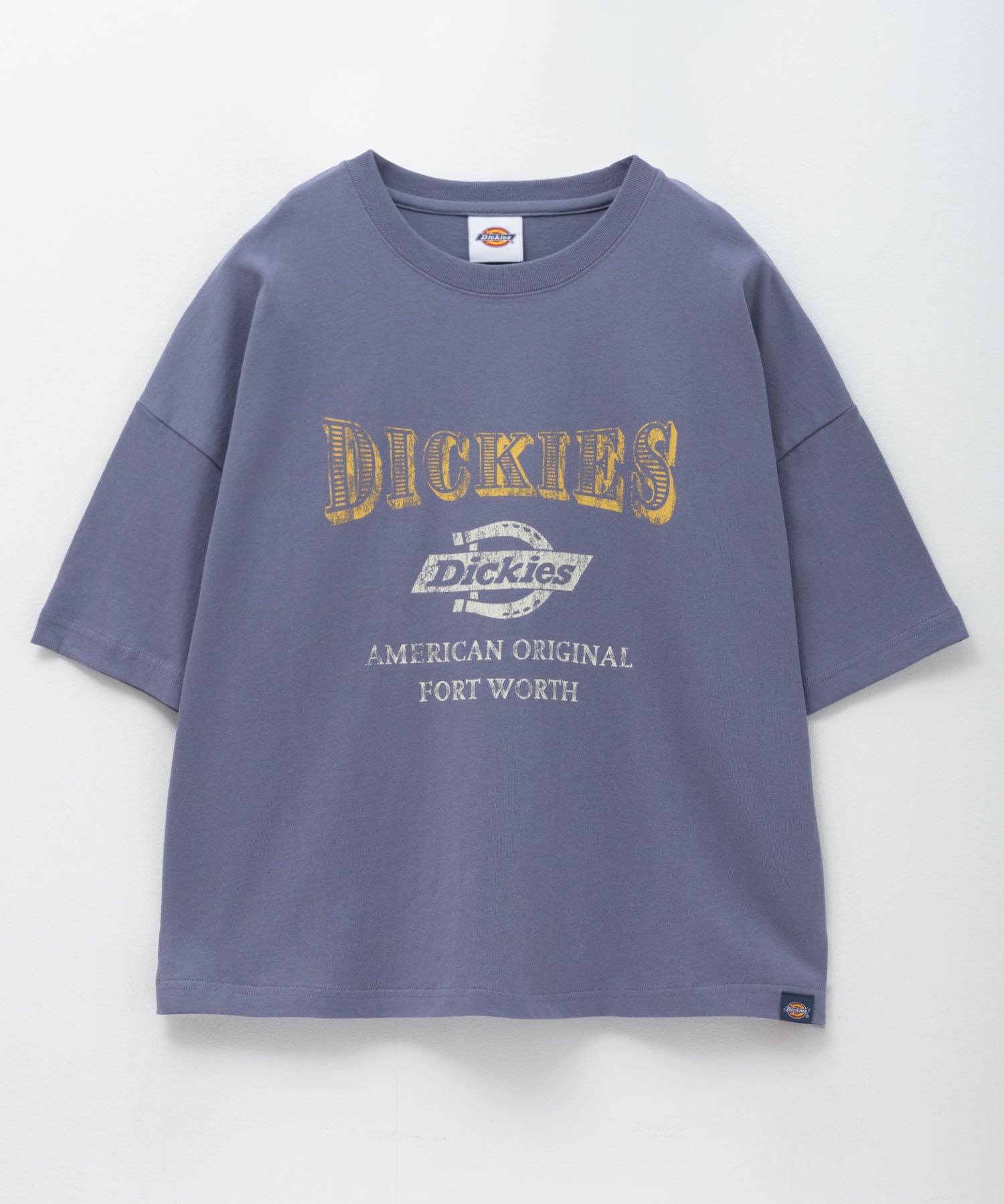 ディッキーズ Dickies バイオ加工カレッジTシャツ (レッド) レッド