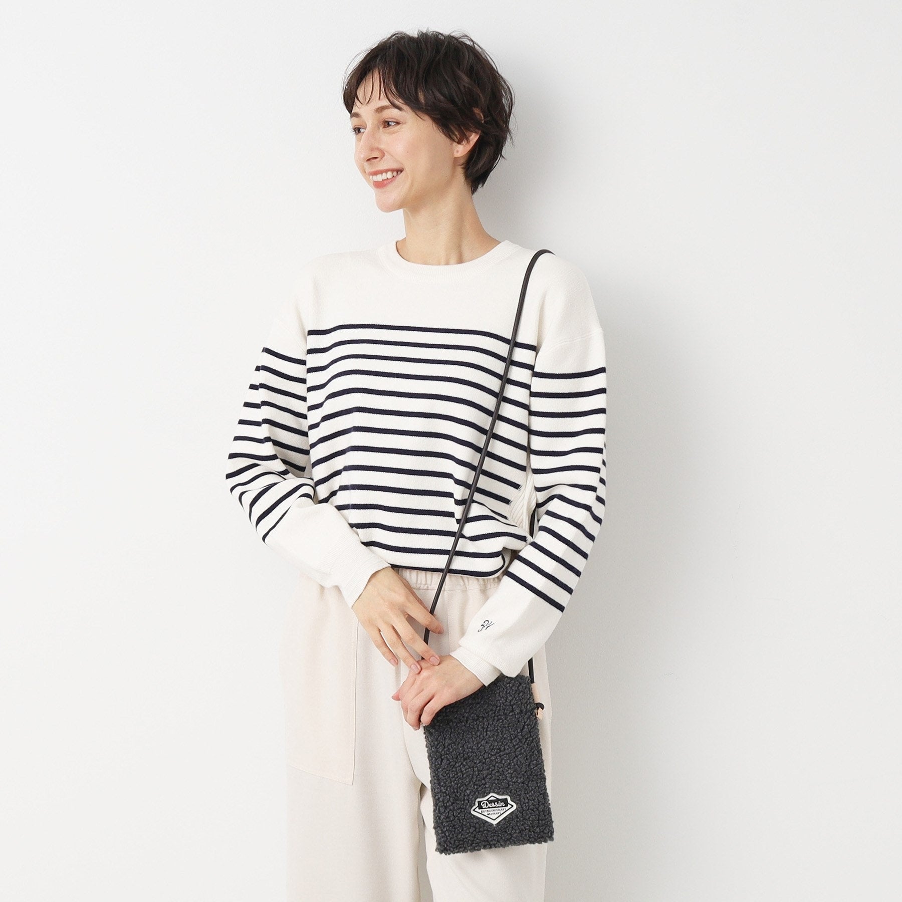 デッサン Dessin ボアミニショルダー (チャコールグレー(013)) チャコールグレー(013)