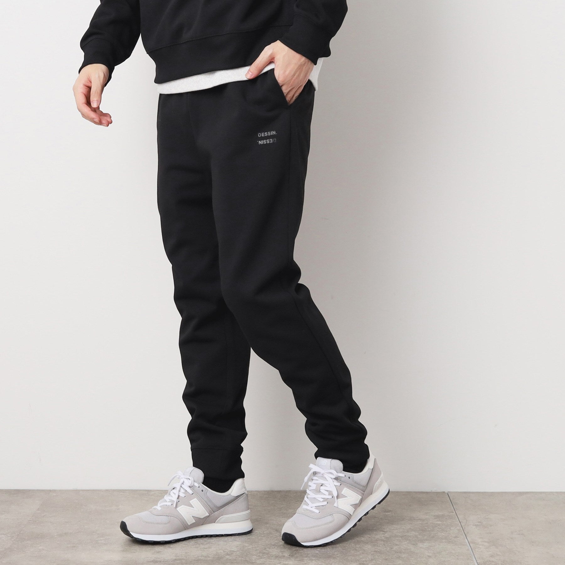 デッサン Dessin 【ユニセックス】裏起毛パンツ (ブラック(019)) ブラック(019)