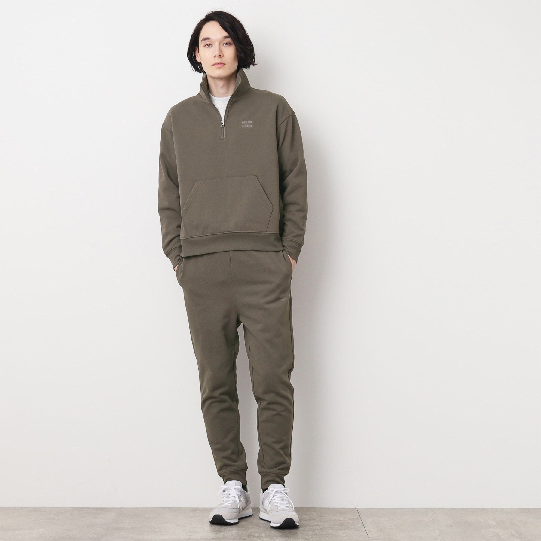 デッサン Dessin 【ユニセックス】裏起毛パンツ (ブラック(019)) ブラック(019)