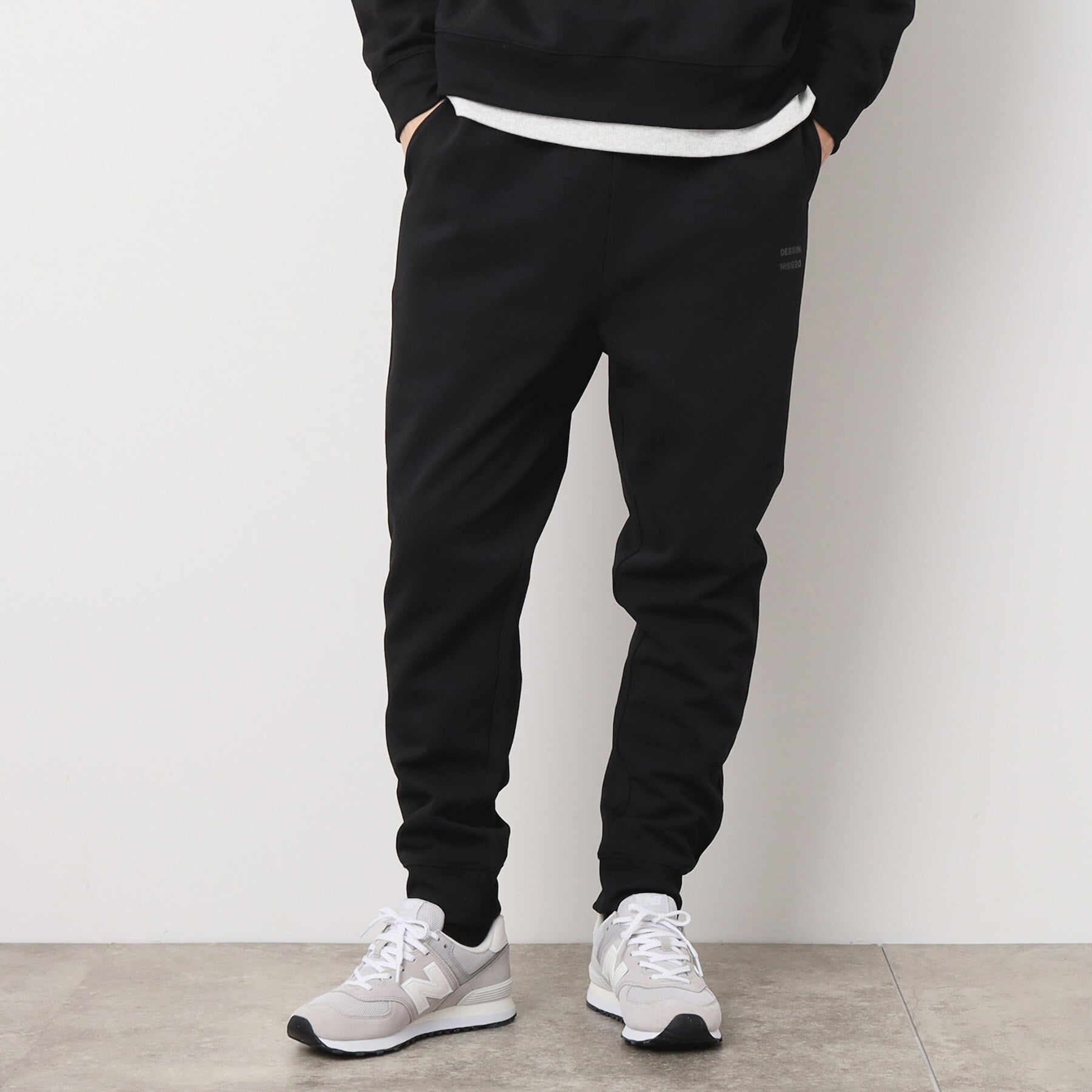 デッサン Dessin 【ユニセックス】裏起毛パンツ (ブラック(019)) ブラック(019)