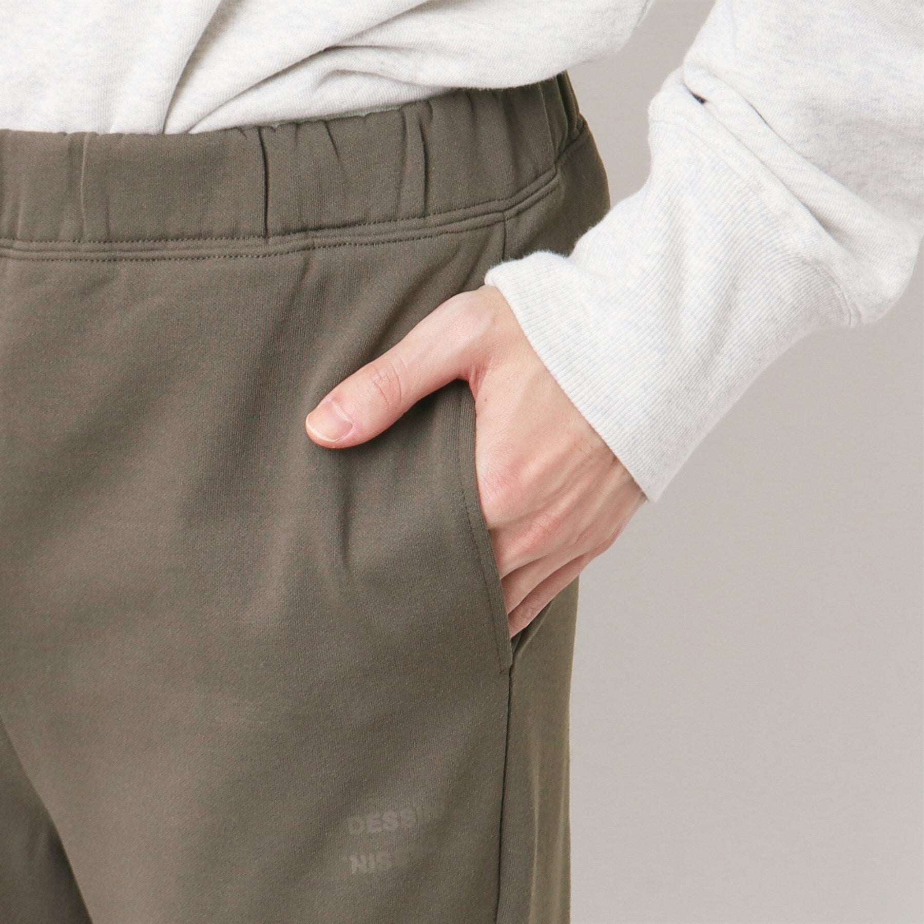 デッサン Dessin 【ユニセックス】裏起毛パンツ (ブラック(019)) ブラック(019)