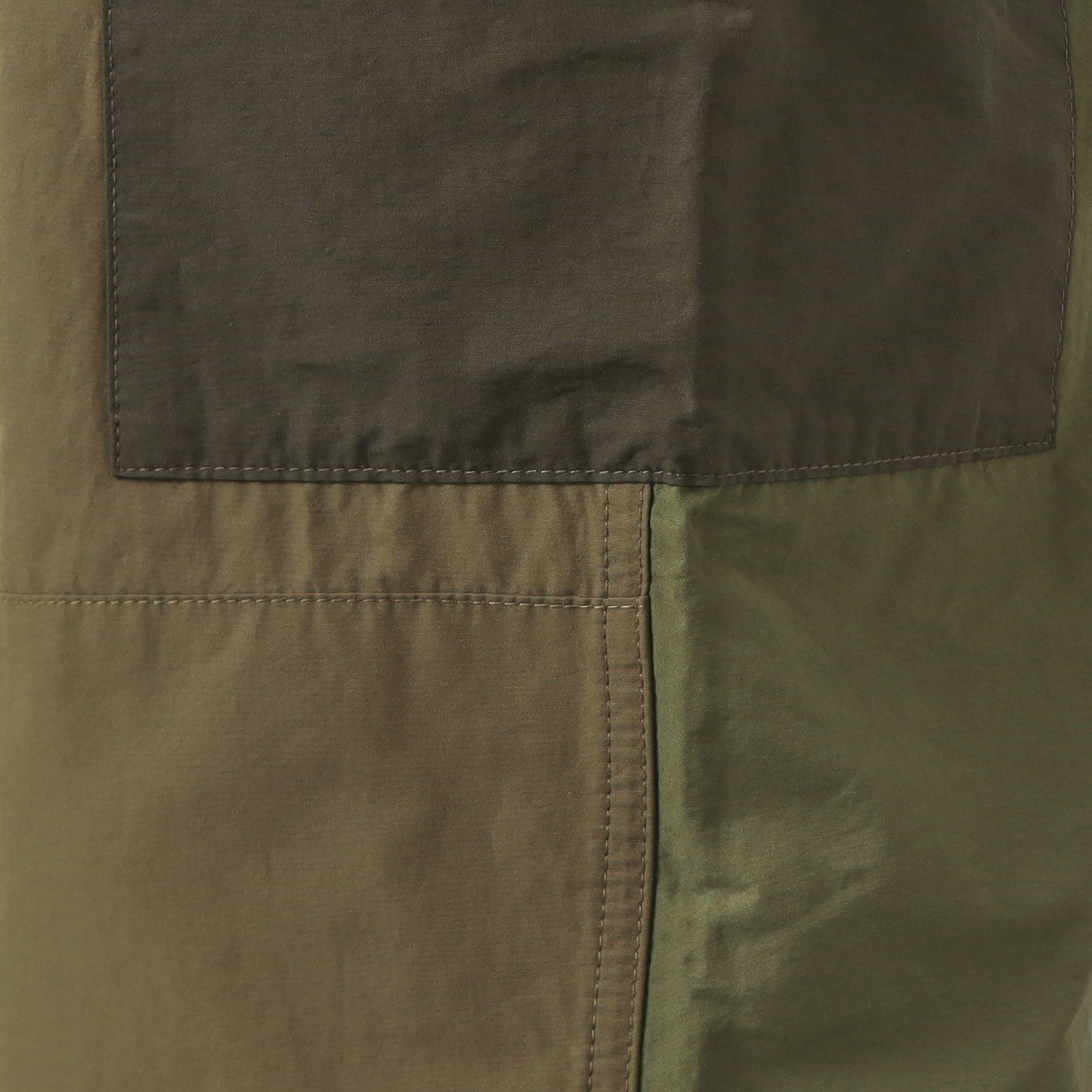 デッサン Dessin 製品洗い配色パンツ (カーキ(027)) カーキ(027)