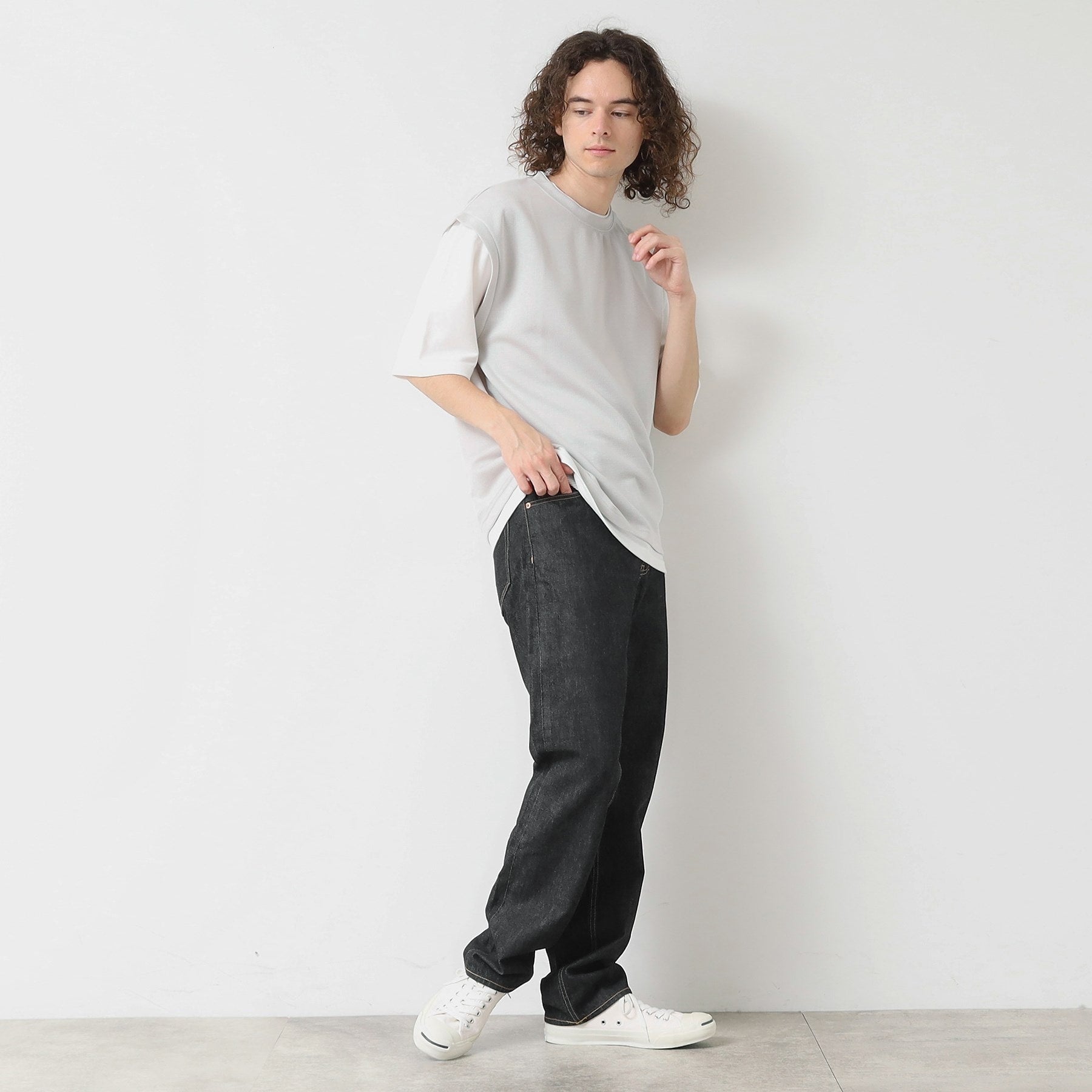 デッサン Dessin レイヤードライクTシャツ (ライトグレー(011)) ライトグレー(011)