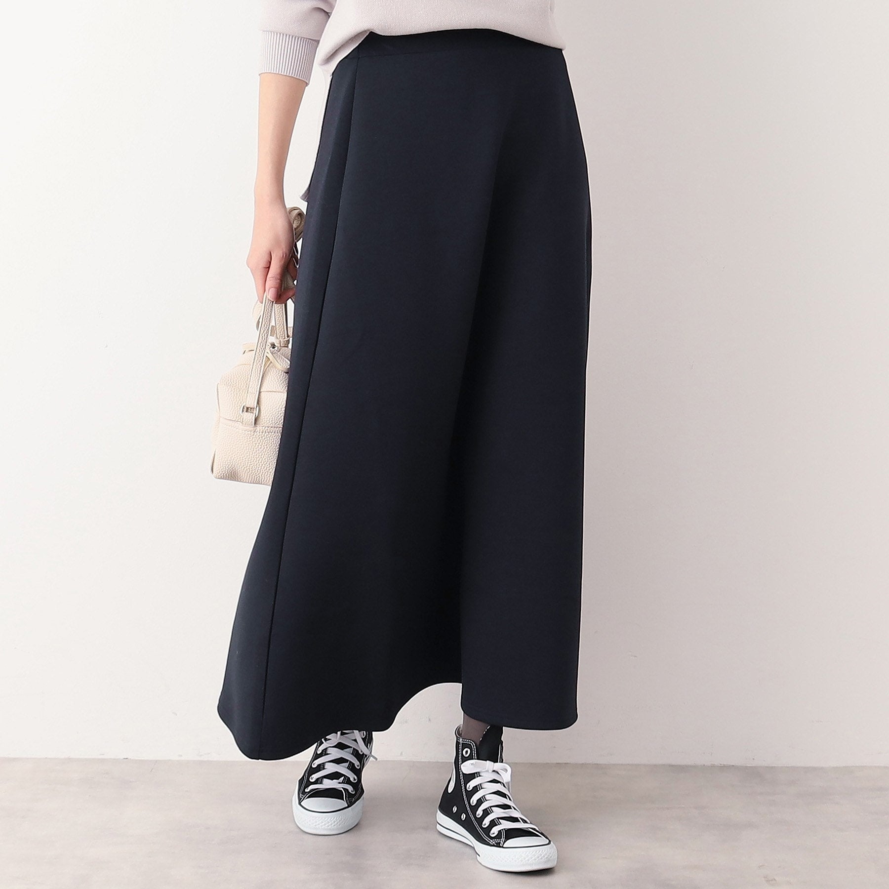 デッサン Dessin 【ウエストゴム・洗える】ダンボールジャージマーメイドスカート(S~L) (チャコールグレー(014)) チャコールグレー(014)