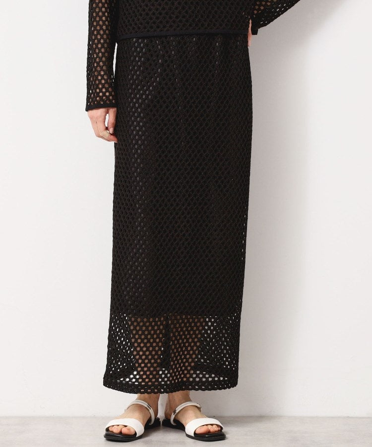 デッサン Dessin メッシュレーススカート (ブラウン(043)) ブラウン(043)