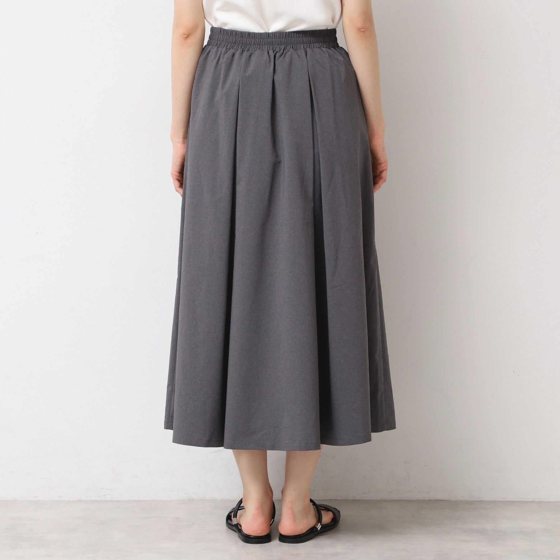 デッサン Dessin 【撥水】切り替えスカート (チャコールグレー(014)) チャコールグレー(014)