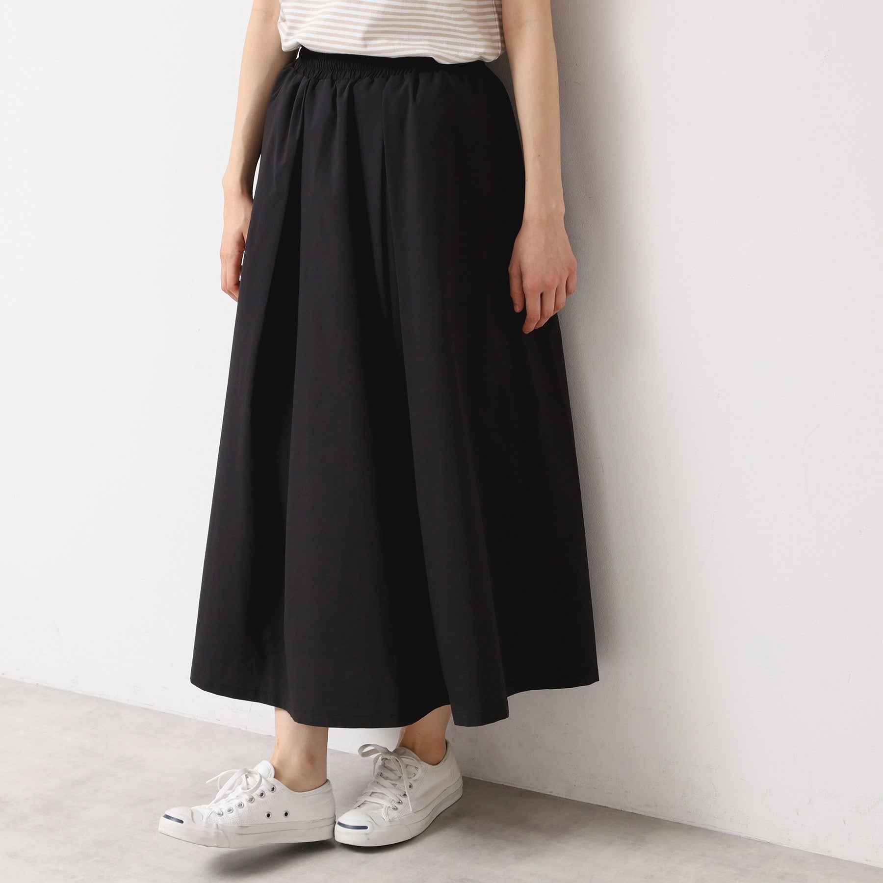 デッサン Dessin 【撥水】切り替えスカート (ブラック(019)) ブラック(019)