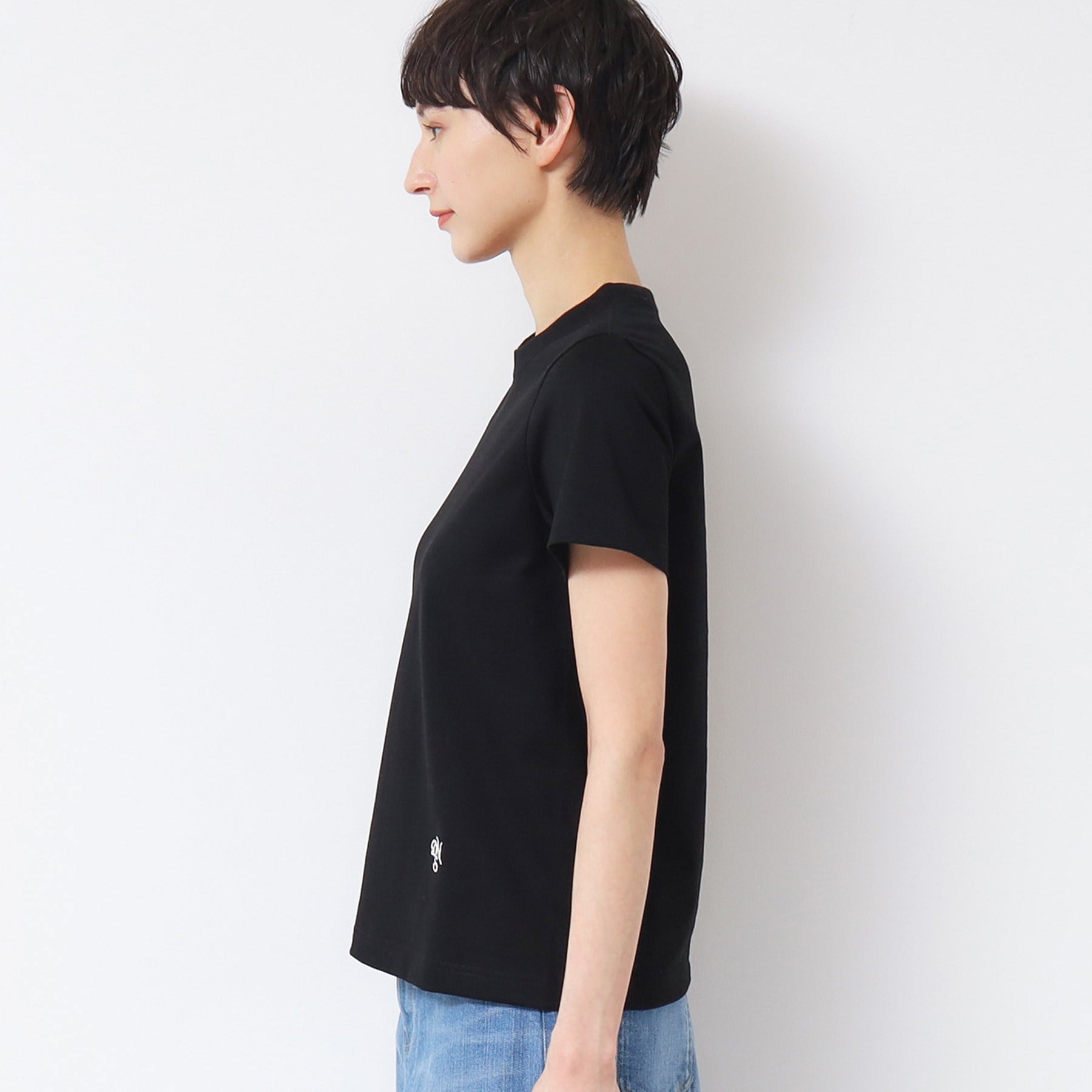 デッサン Dessin 【日本製】シンプルクルーネックTシャツ(S~L) (ホワイト(001)) ホワイト(001)