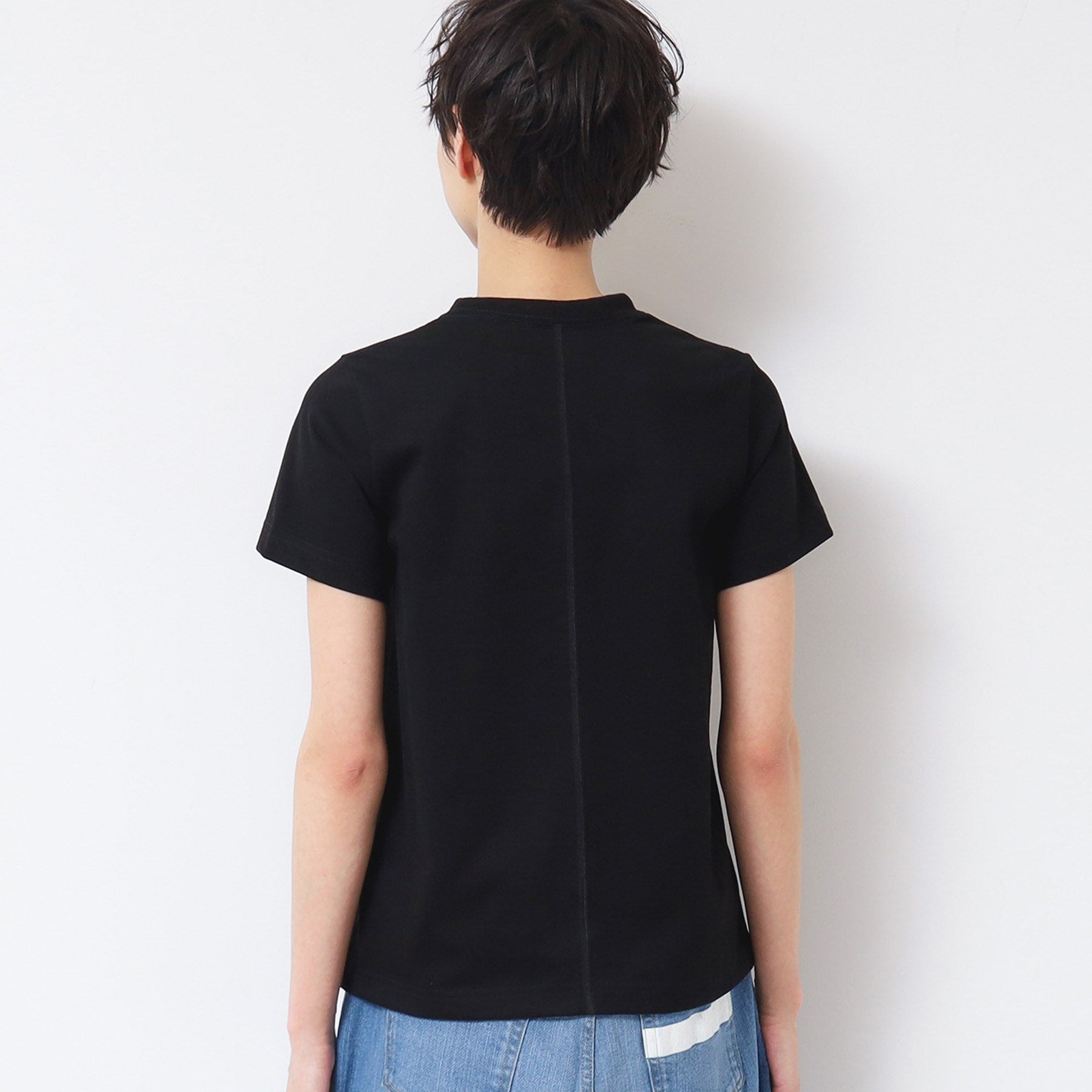 デッサン Dessin 【日本製】シンプルクルーネックTシャツ(S~L) (ホワイト(001)) ホワイト(001)