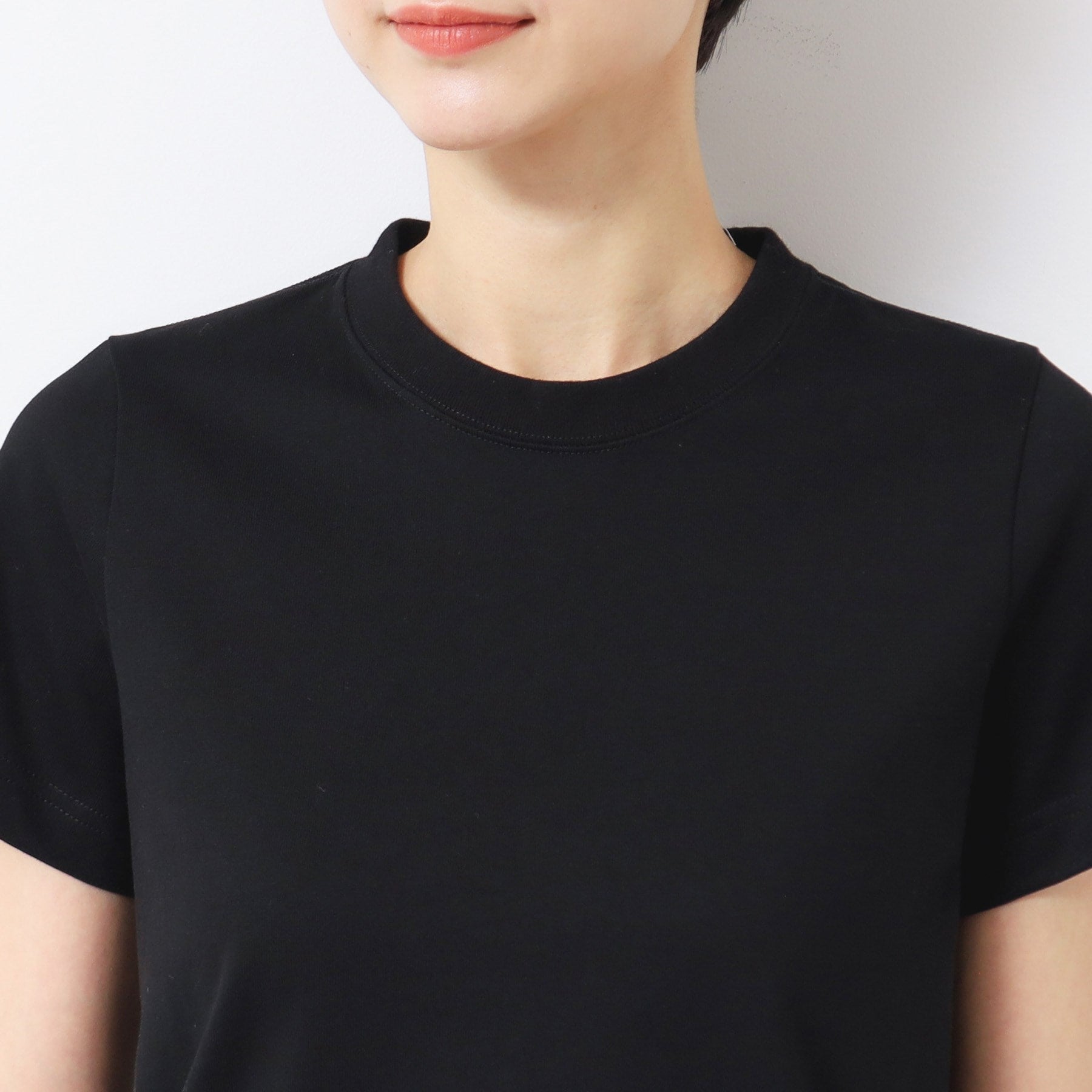 デッサン Dessin 【日本製】シンプルクルーネックTシャツ(S~L) (ホワイト(001)) ホワイト(001)