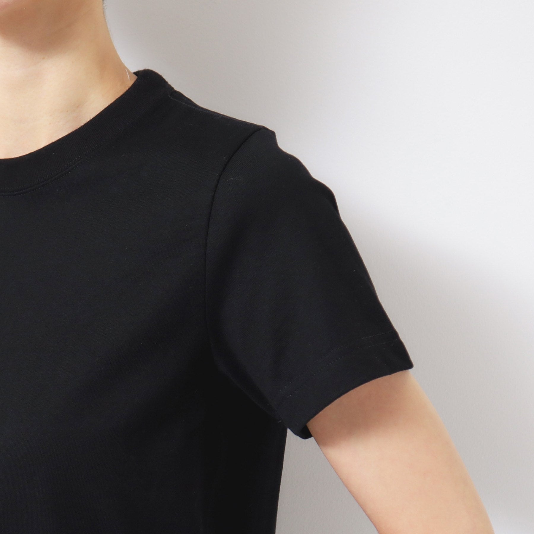 デッサン Dessin 【日本製】シンプルクルーネックTシャツ(S~L) (ホワイト(001)) ホワイト(001)