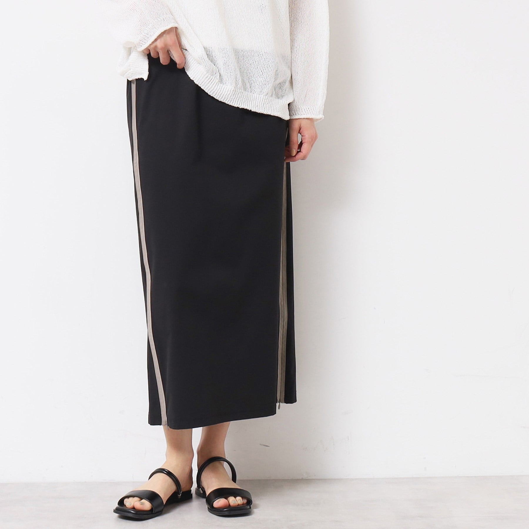 デッサン Dessin 【撥水】ストレートストレッチスカート (ブラック(519)) ブラック(519)