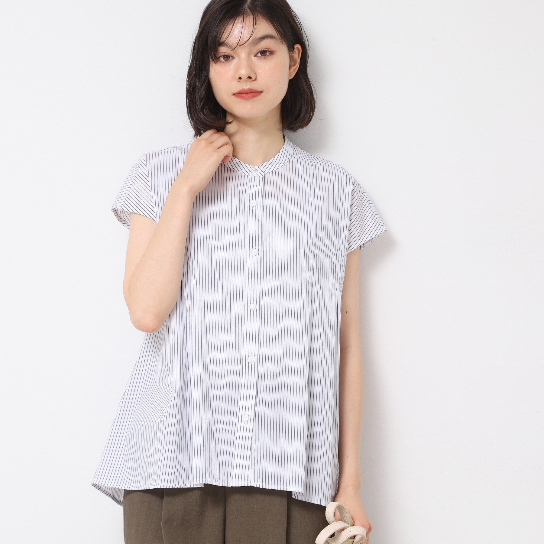 デッサン Dessin フレンチスリーブブラウス(XS~L) (ブルー(393)) ブルー(393)