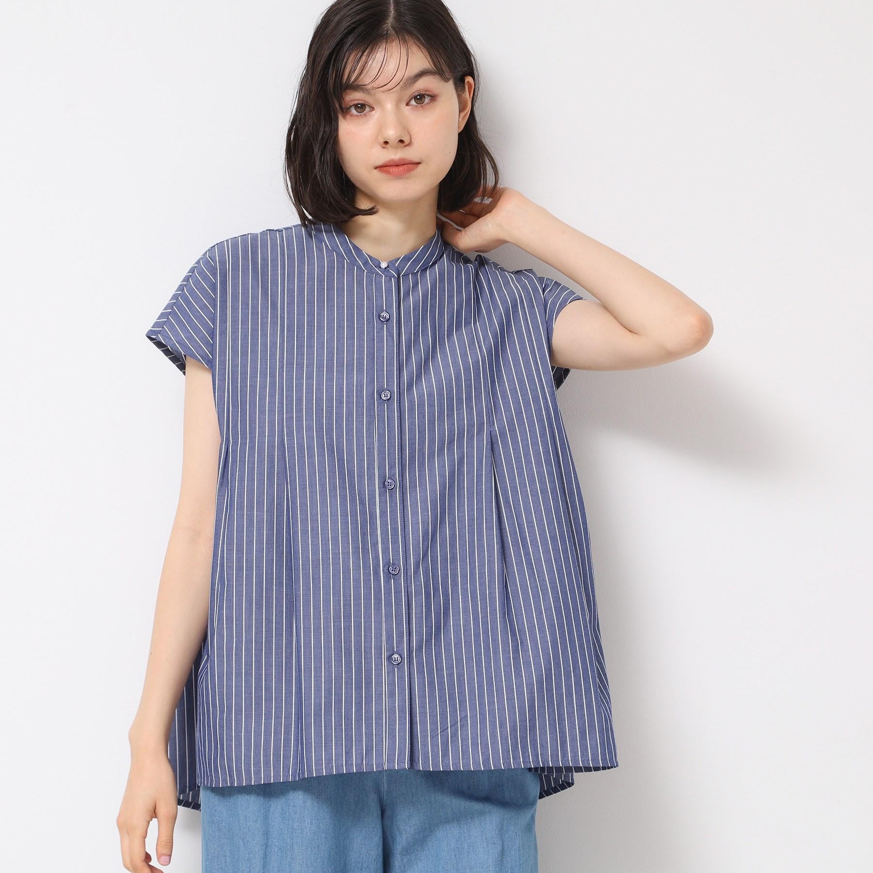 デッサン Dessin フレンチスリーブブラウス(XS~L) (ブルー(393)) ブルー(393)