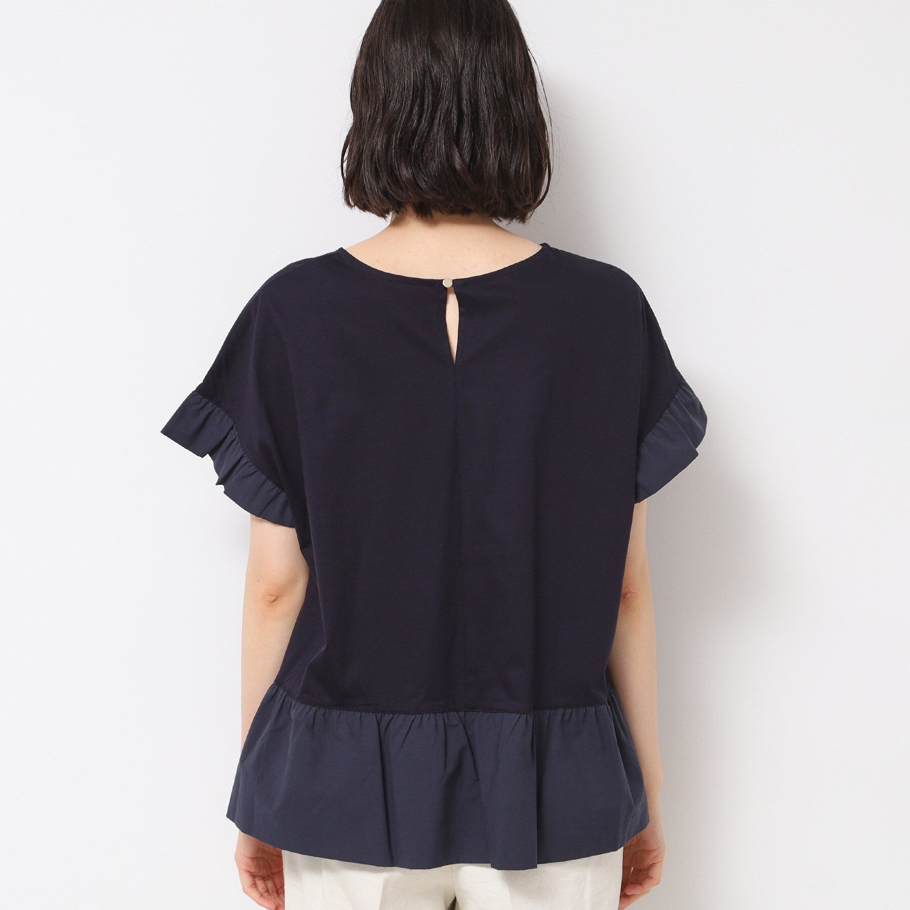 デッサン Dessin 切り替えカットソー (オリーブグリーン(026)) オリーブグリーン(026)