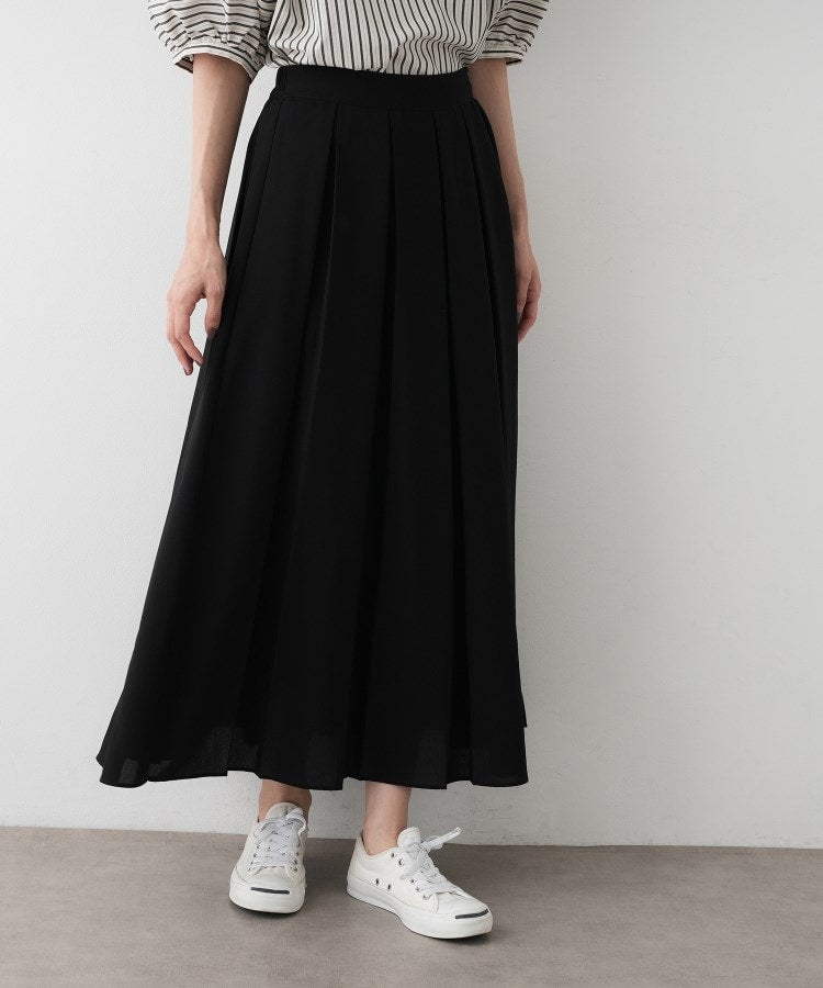 デッサン Dessin ボックスプリーツスカート (ブラウン(045)) ブラウン(045)