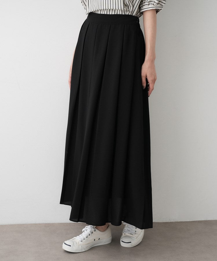 デッサン Dessin ボックスプリーツスカート (ブラウン(045)) ブラウン(045)