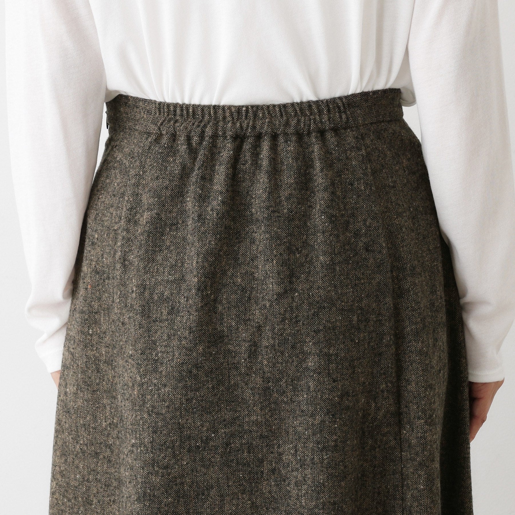 デッサン Dessin ツイードフレアスカート (ブラウン(544)) ブラウン(544)