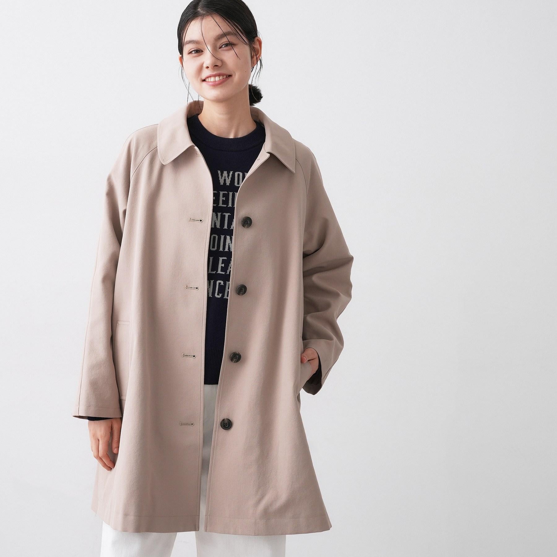 デッサン Dessin 【花粉ガード/撥水加工/洗える】ステンカラースプリングコート (ベージュ(052)) ベージュ(052)