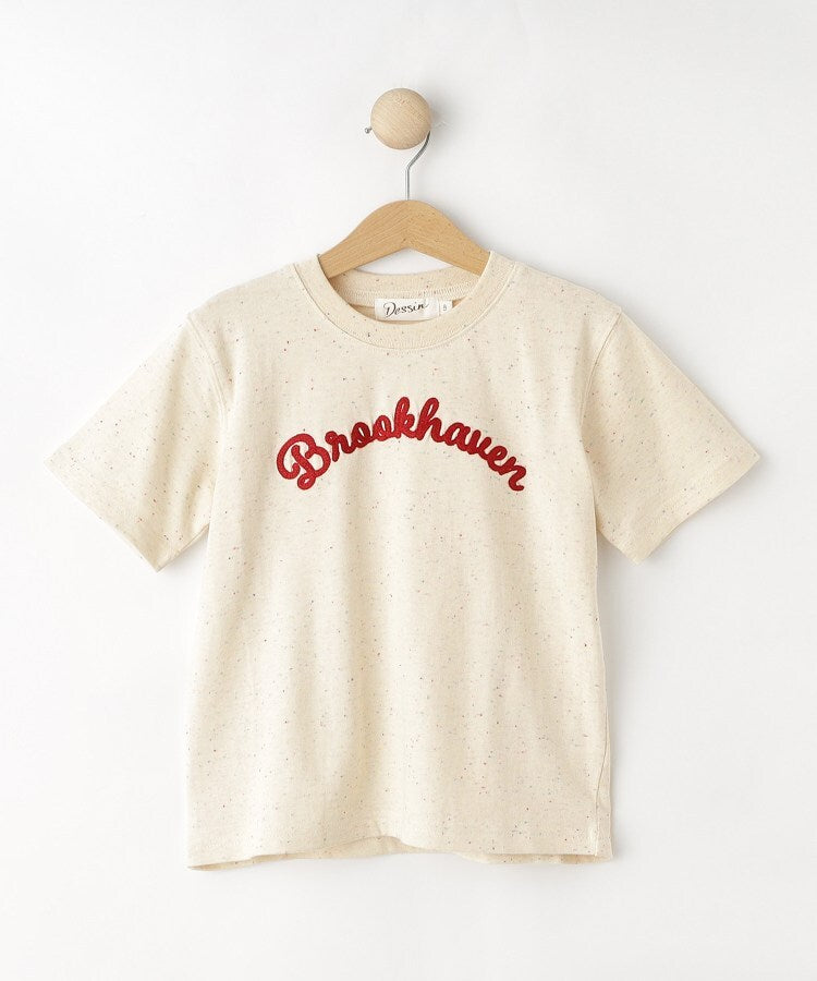 デッサン Dessin カラーネップ ロゴTシャツ (ライトベージュ(051)) ライトベージュ(051)