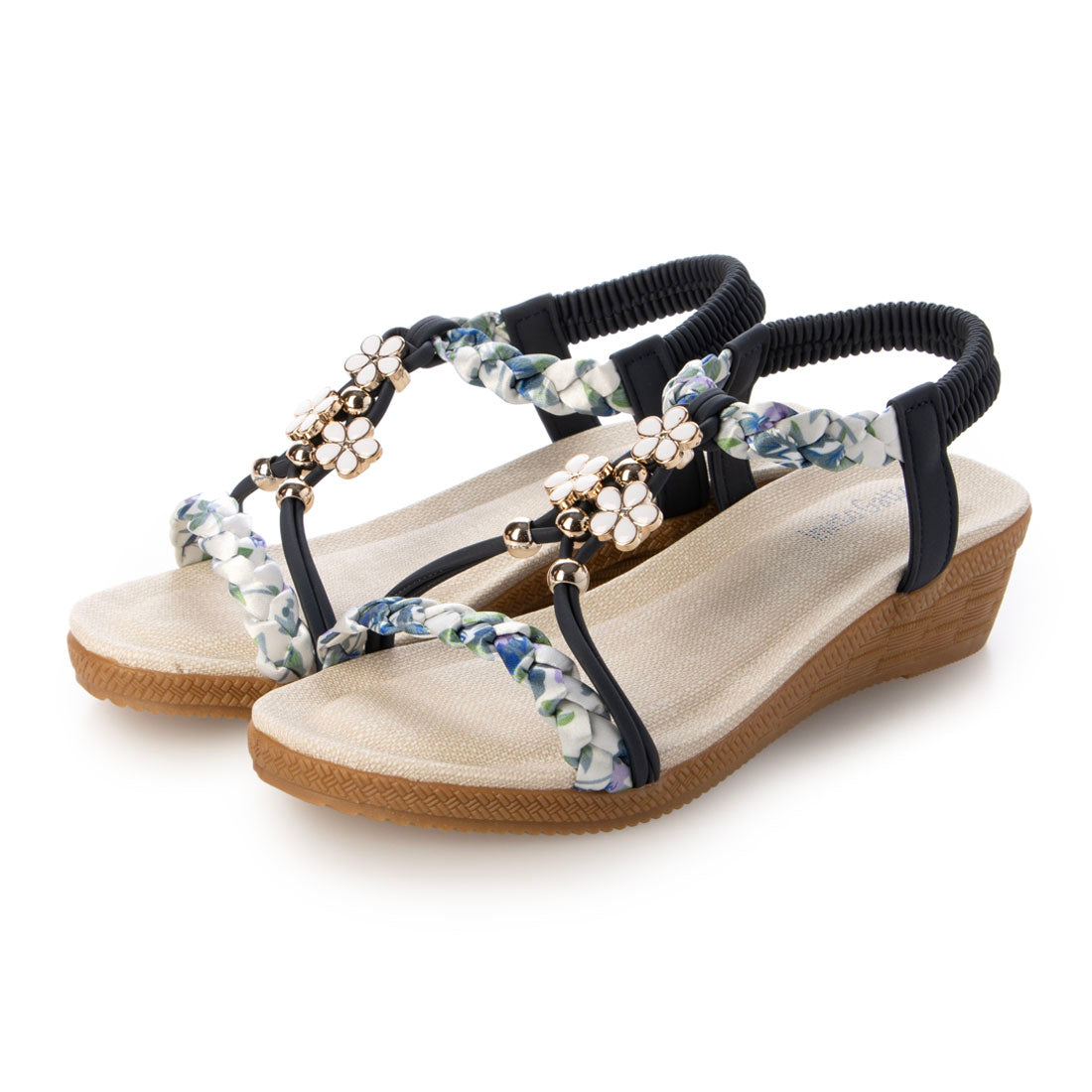 ダテハキ Datehaki ウエッジリゾートサンダル (NV) NV