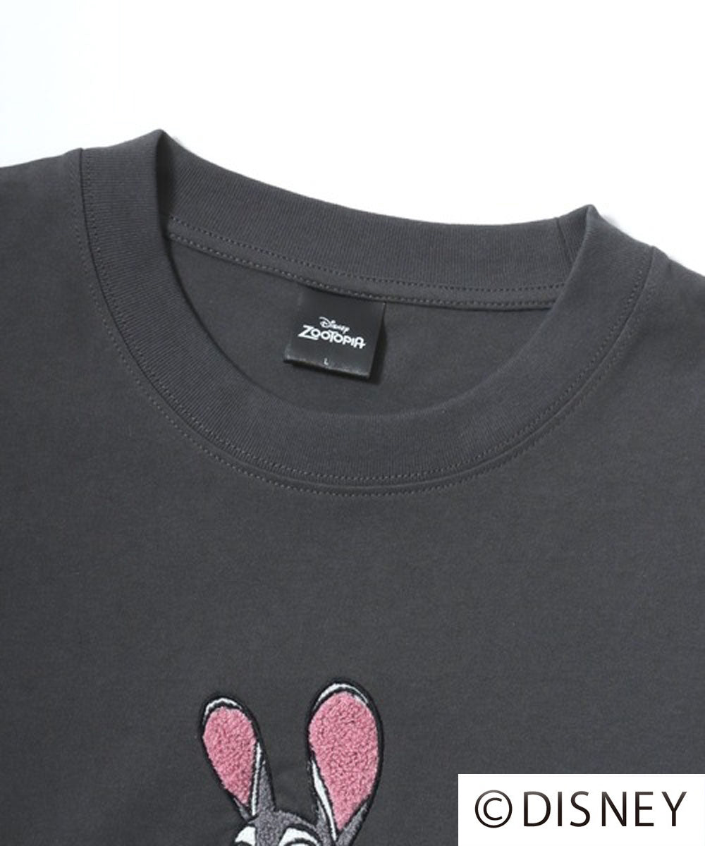 ディズニー Disney ミッキー ズートピア ベイマックス リロ&スティッチ ルシファー キャラクター 半袖 Tシャツ (ブラック系その他5) ブラック系その他5