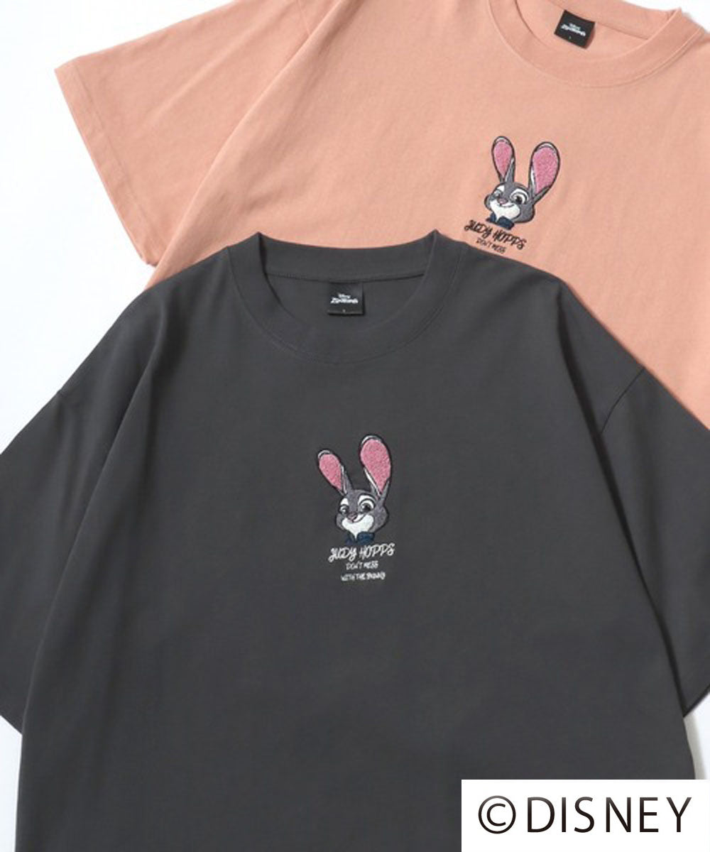 ディズニー Disney ミッキー ズートピア ベイマックス リロ&スティッチ ルシファー キャラクター 半袖 Tシャツ (ブラック系その他5) ブラック系その他5