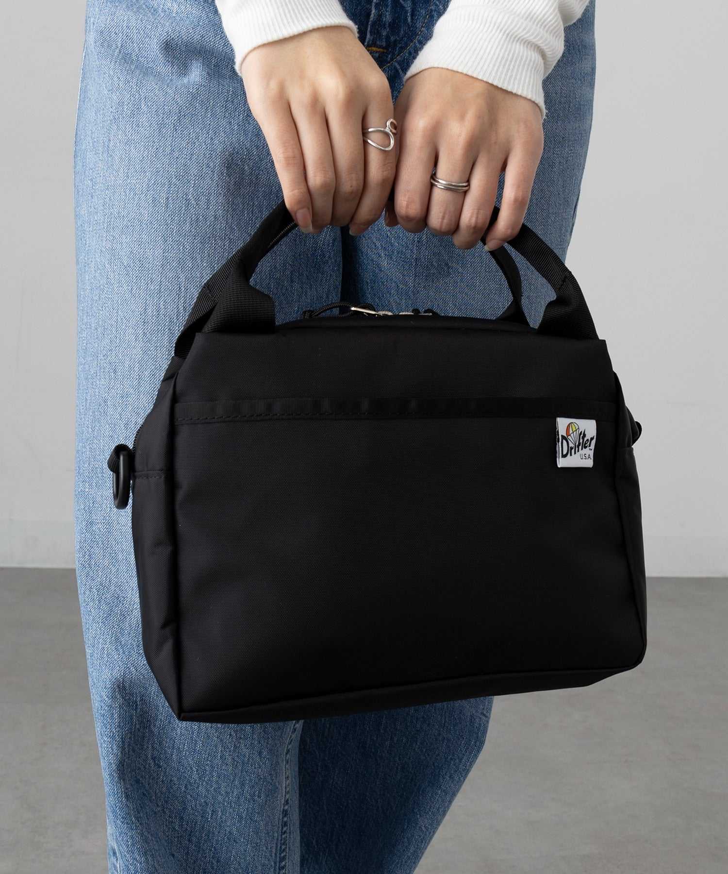 ドリフター Drifter KIRBY HAND BAG ハンドバッグ (ブラック) ブラック