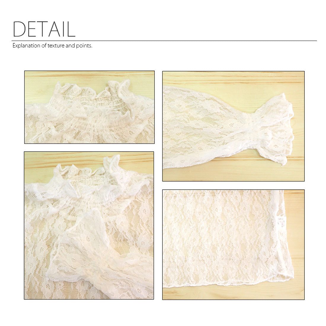 ダイヤモンドハーツ Diamond Hearts 長袖レースシースルー ブラウス