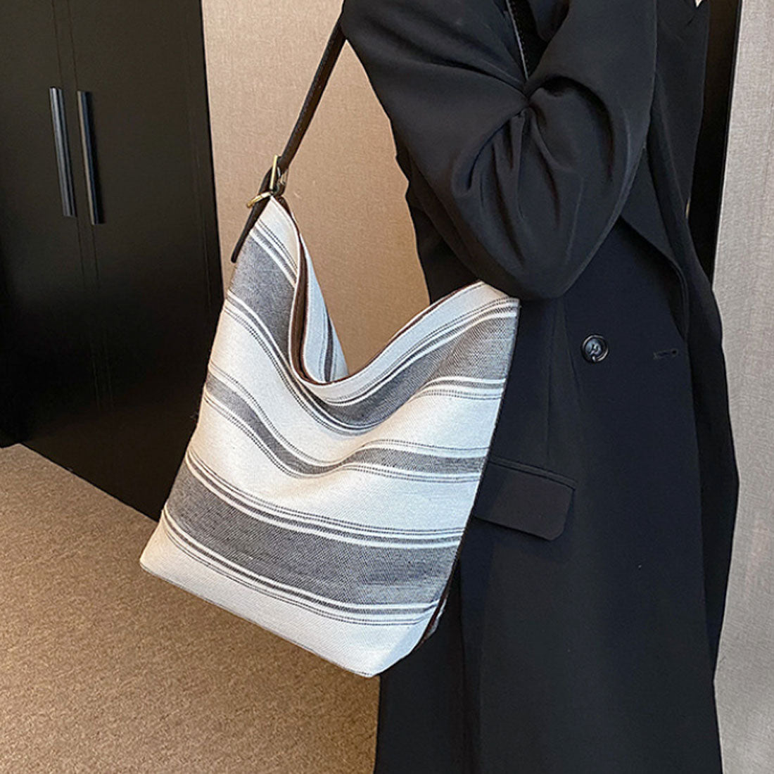 Durilly Dewlily Border Bucket Bag Bag女士在20年代,30年代,30年代,時尚休閒袋中可愛的Back Back Back Back Tote Bag