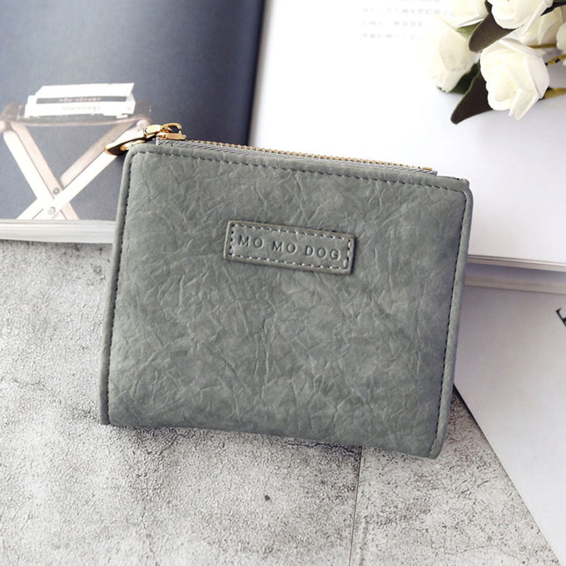 Durilly Dewlily Dewlily Dewlily Dewlily dewlile Mini Wallet女士女士韓國統治20S 30S辦公室Cajual碎片盒案例箱套禮物夾最低禮品