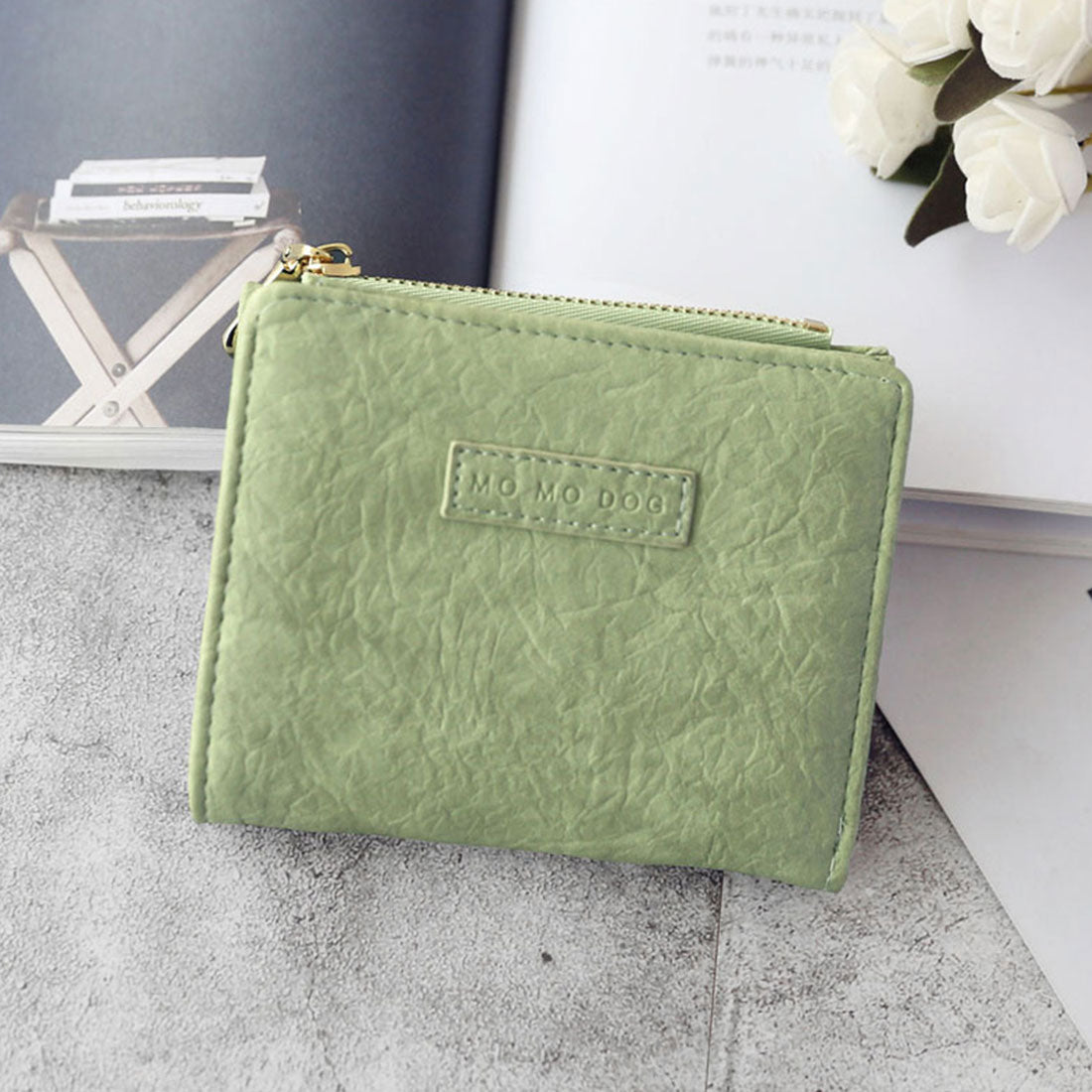 Durilly Dewlily Dewlily Dewlily Dewlily dewlile Mini Wallet女士女士韓國統治20S 30S辦公室Cajual碎片盒案例箱套禮物夾最低禮品