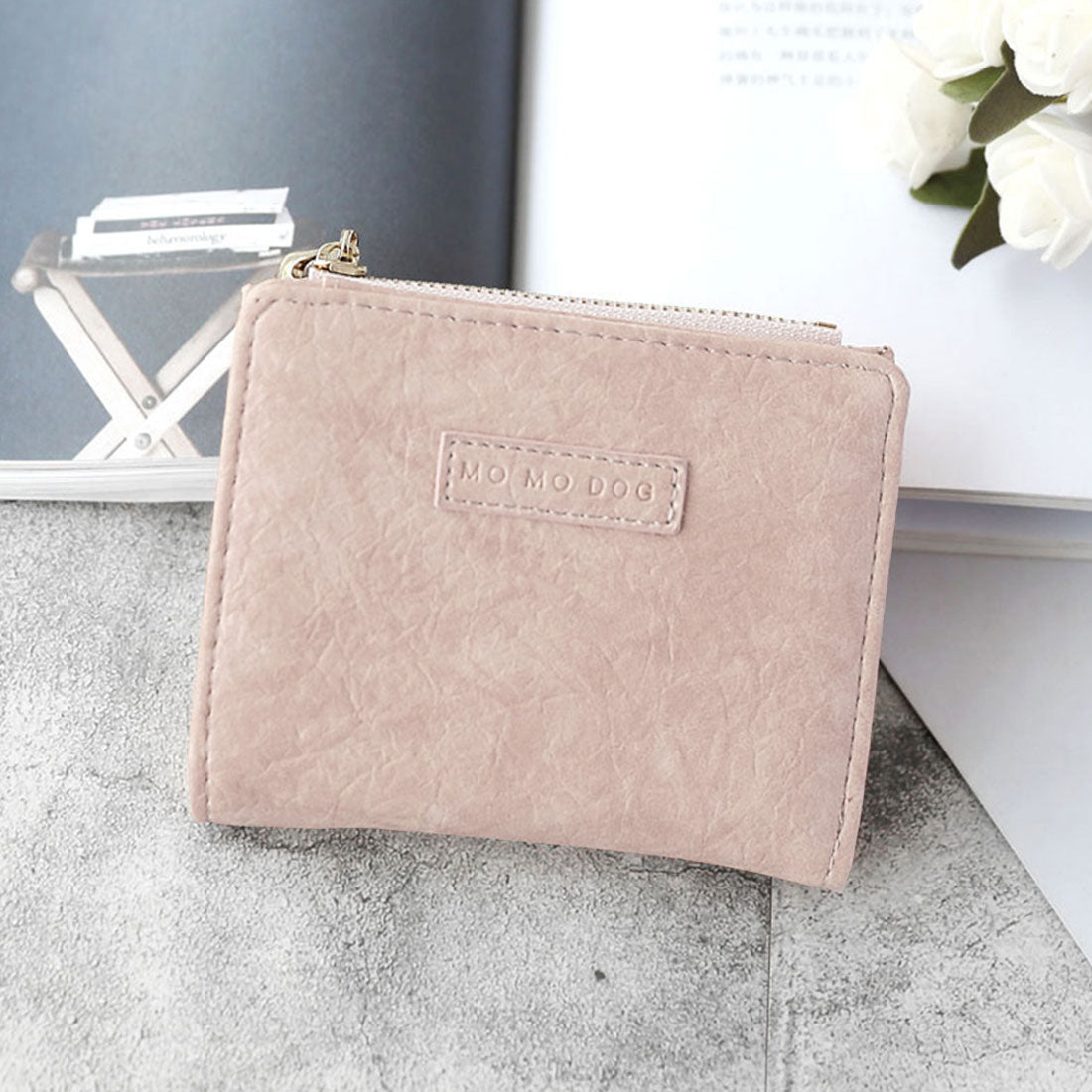 Durilly Dewlily Dewlily Dewlily Dewlily dewlile Mini Wallet女士女士韓國統治20S 30S辦公室Cajual碎片盒案例箱套禮物夾最低禮品