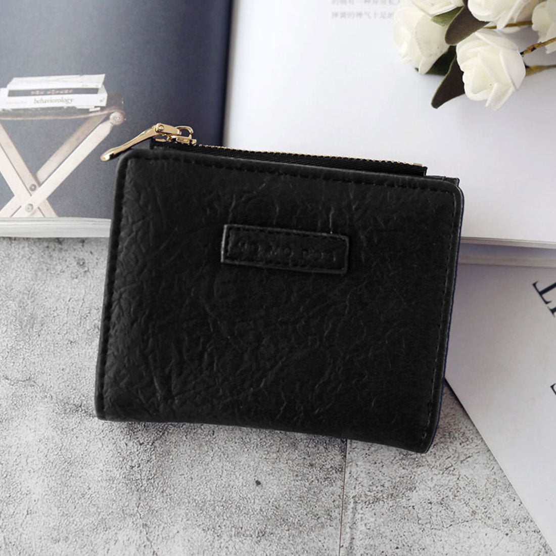 Durilly Dewlily Dewlily Dewlily Dewlily dewlile Mini Wallet女士女士韓國統治20S 30S辦公室Cajual碎片盒案例箱套禮物夾最低禮品