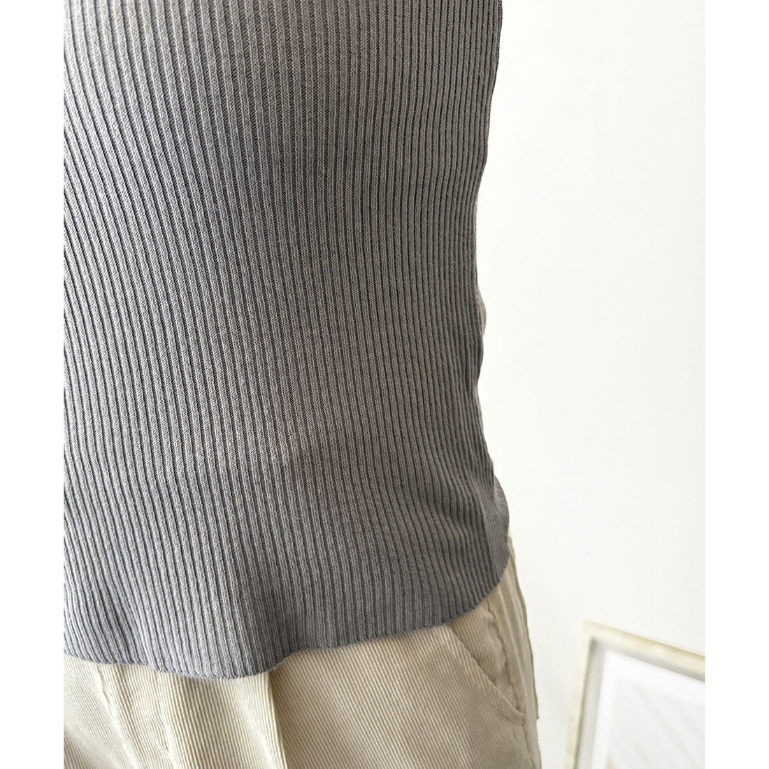 デューリリー Dewlily スキッパー半袖ポロニット レディース 韓国 カジュアル シンプル ショート丈 おしゃれ かわいい 大人 春 夏 着回し お出かけ トップス シャツ (イエロー) イエロー