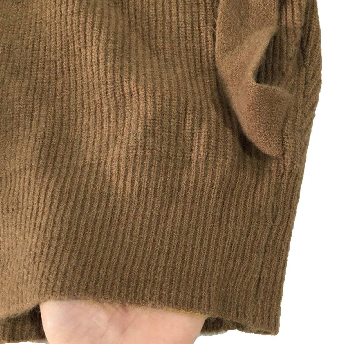 Dewlily Cache-Coeur Sweater, Autumn, Winter, Korean Fashion, For Teens, 20s, 30s, Women, Cute, Adult Casual, Office, Simple, Long Sleeves, Elegant, Knit