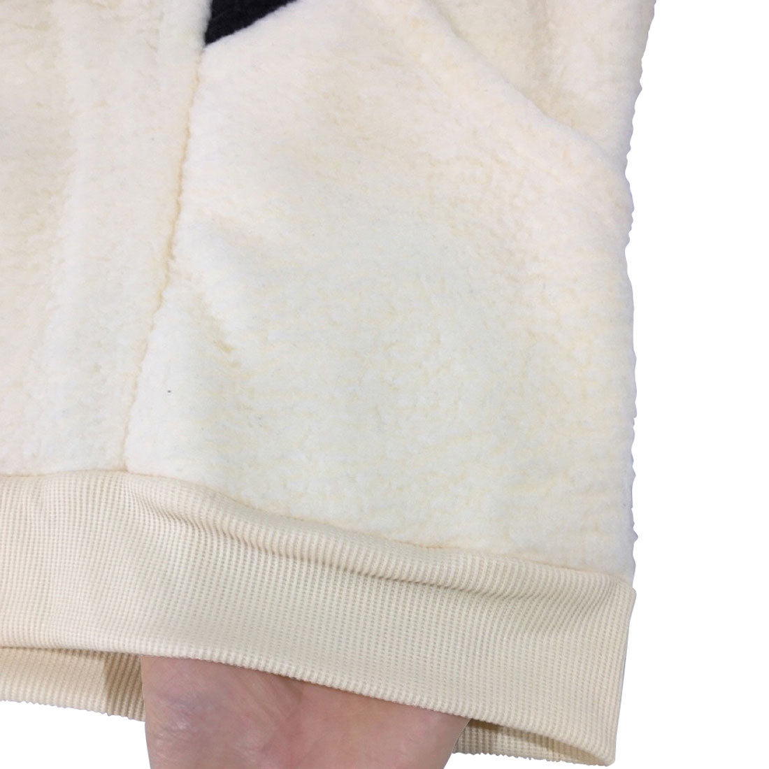 デューリリー Dewlily オーバーサイズボアブルゾン レディース 10代 20代 30代 韓国ファッション カジュアル 可愛い 大人 大きいサイズ ボーダー アウター 秋 冬