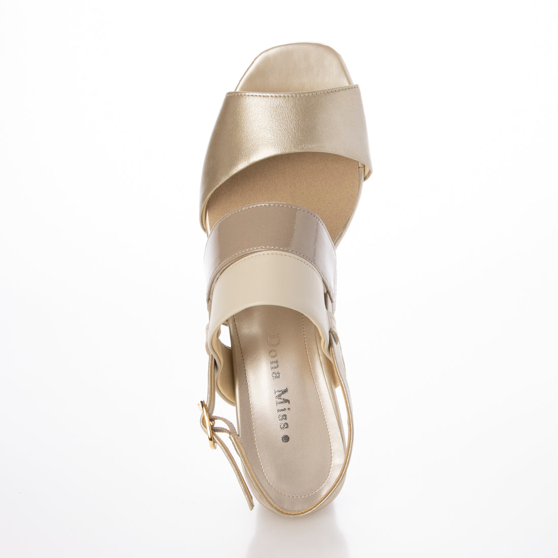 ドナミス Dona Miss 楽チンバックバンドサンダル (プラチナ) プラチナ