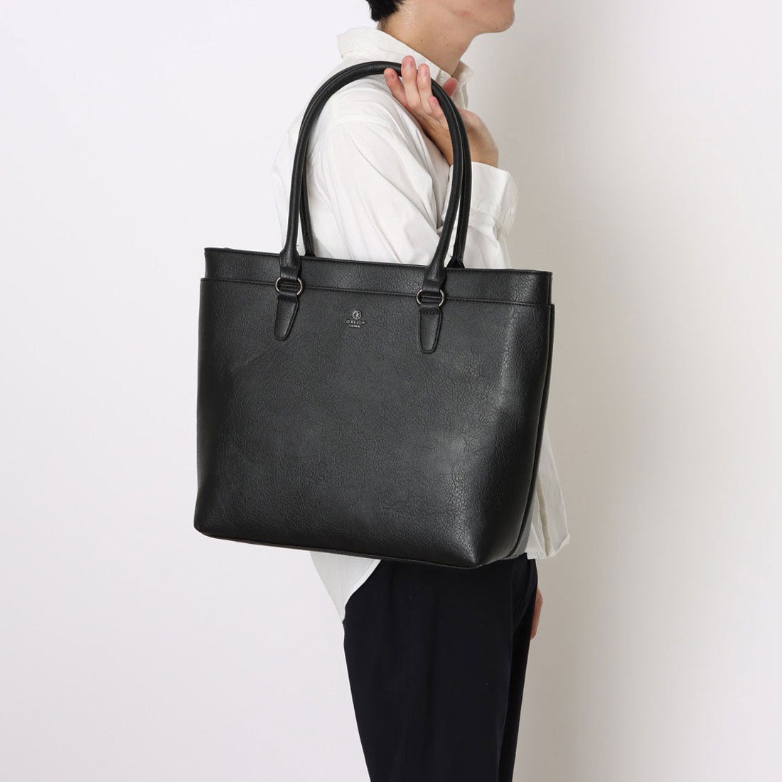 ディーケリー D.KELLY トートバッグ レディース A4 大容量 D.KELLY 軽量 通勤 通学 ビジネス シンプル カジュアル マザーズバッグ BMM-3902 (アイボリー) アイボリー