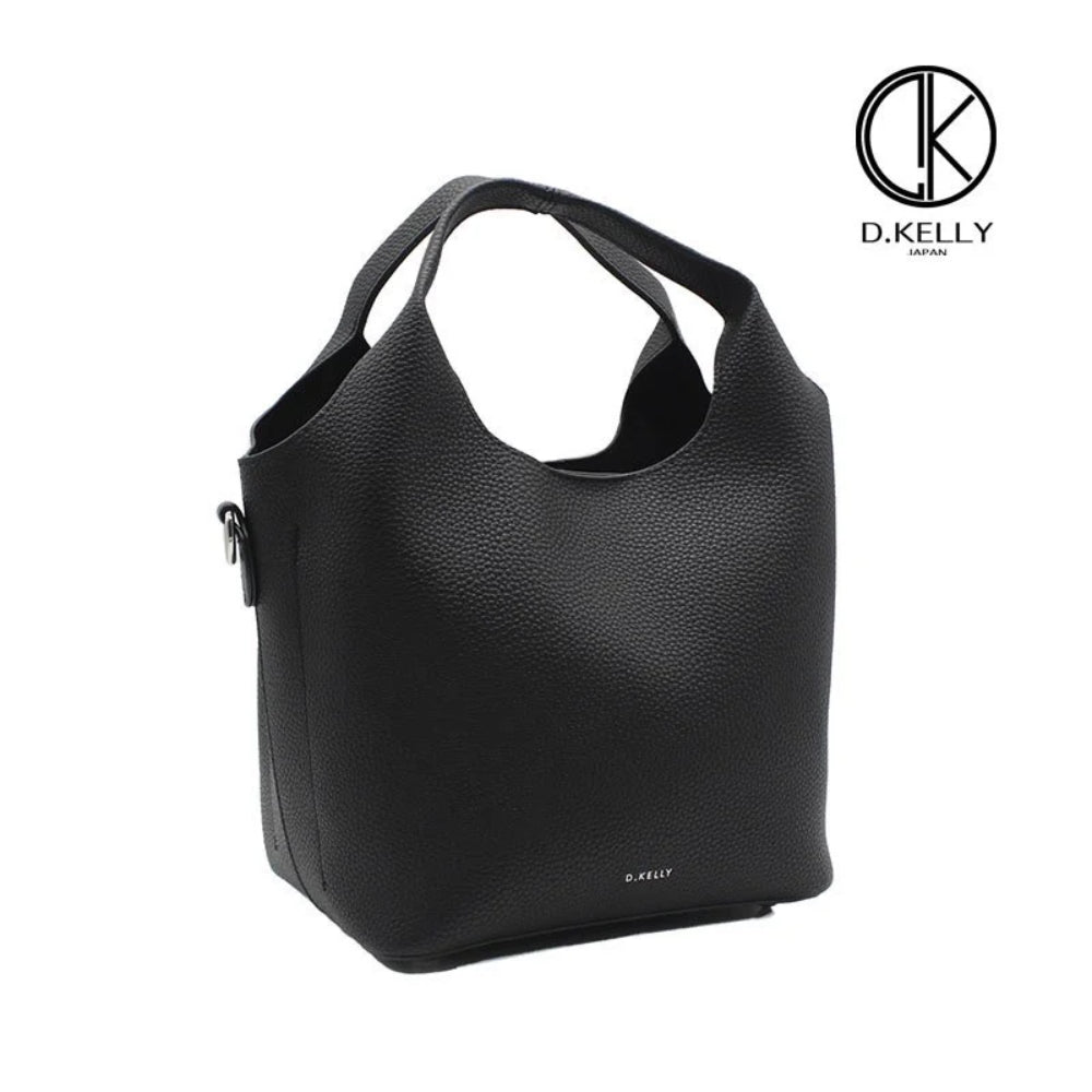 ディーケリー D.KELLY ハンドバッグ レディース D.KELLY スクエア 2way ハンド バッグ ショルダー 手提げ バッグ HR-434 (ダークブルー) ダークブルー